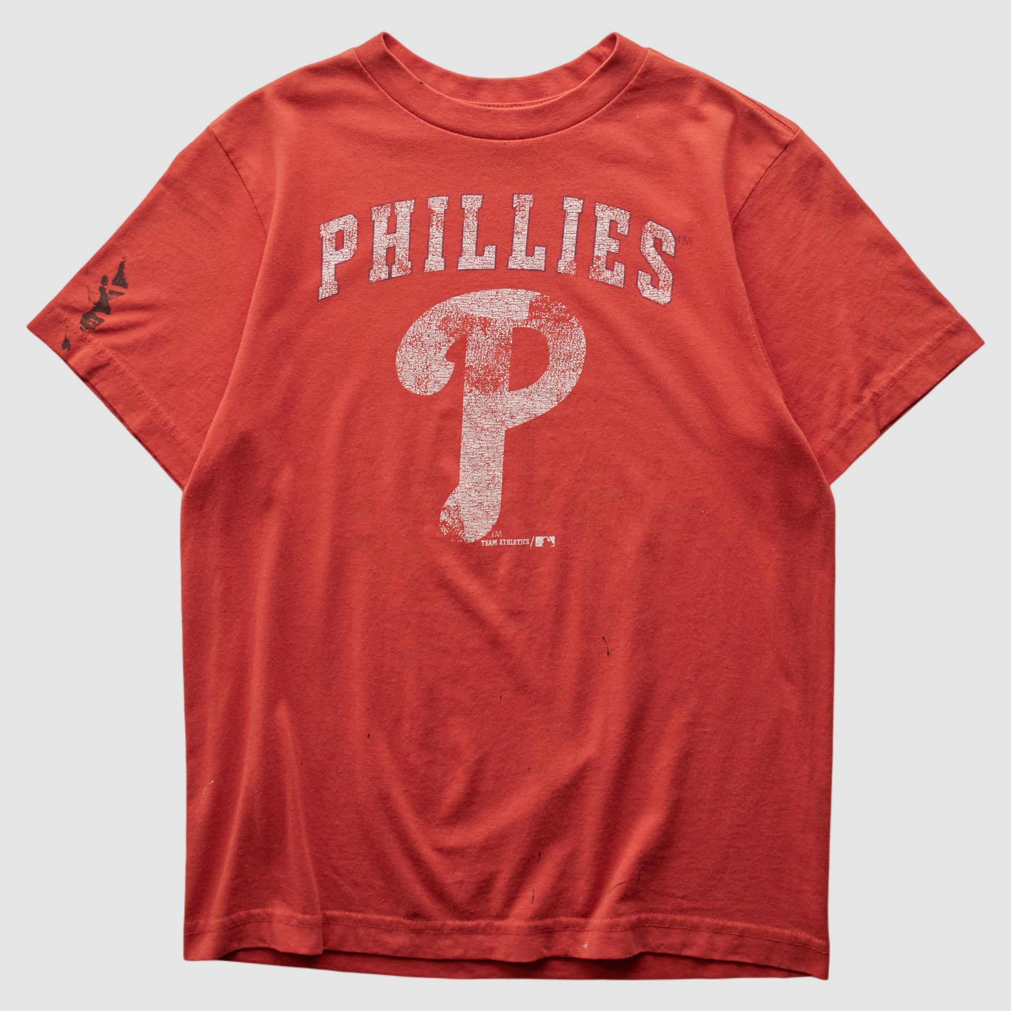Philadelphia Phillies Team Athletics 2000s T-shirt - Red - XXS