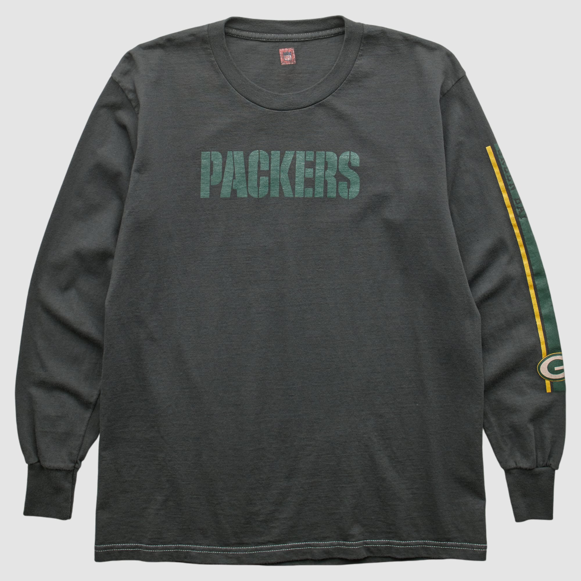 Green Bay Packers NFL 2000s Long Sleeve T-shirt - Charcoal - S
