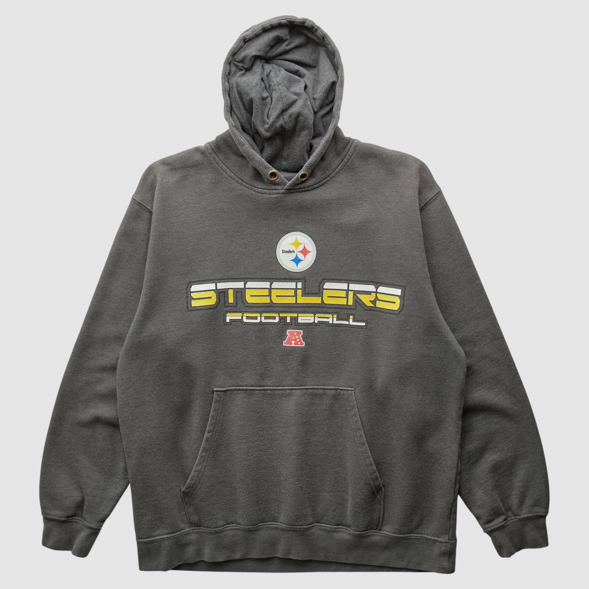 Pittsburgh Steelers NFL 2010s Hooded Pullover Sweatshirt - Gray - S