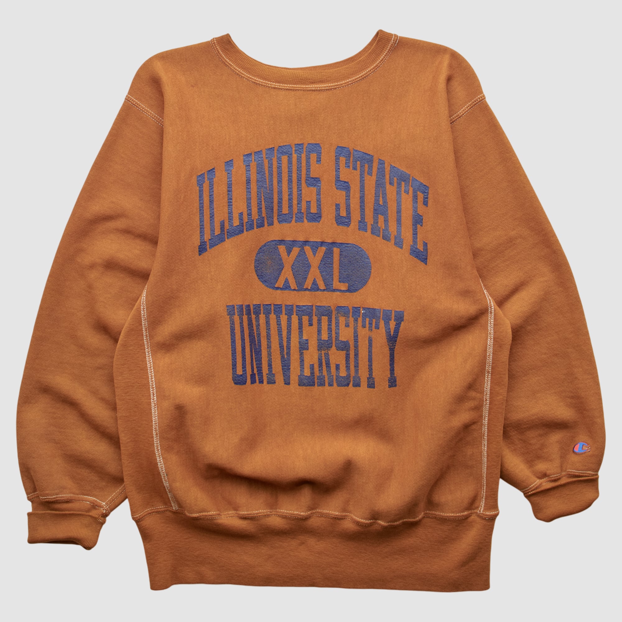 Illinois State Redbirds Champion 90s Pullover Sweatshirt - Orange - XS
