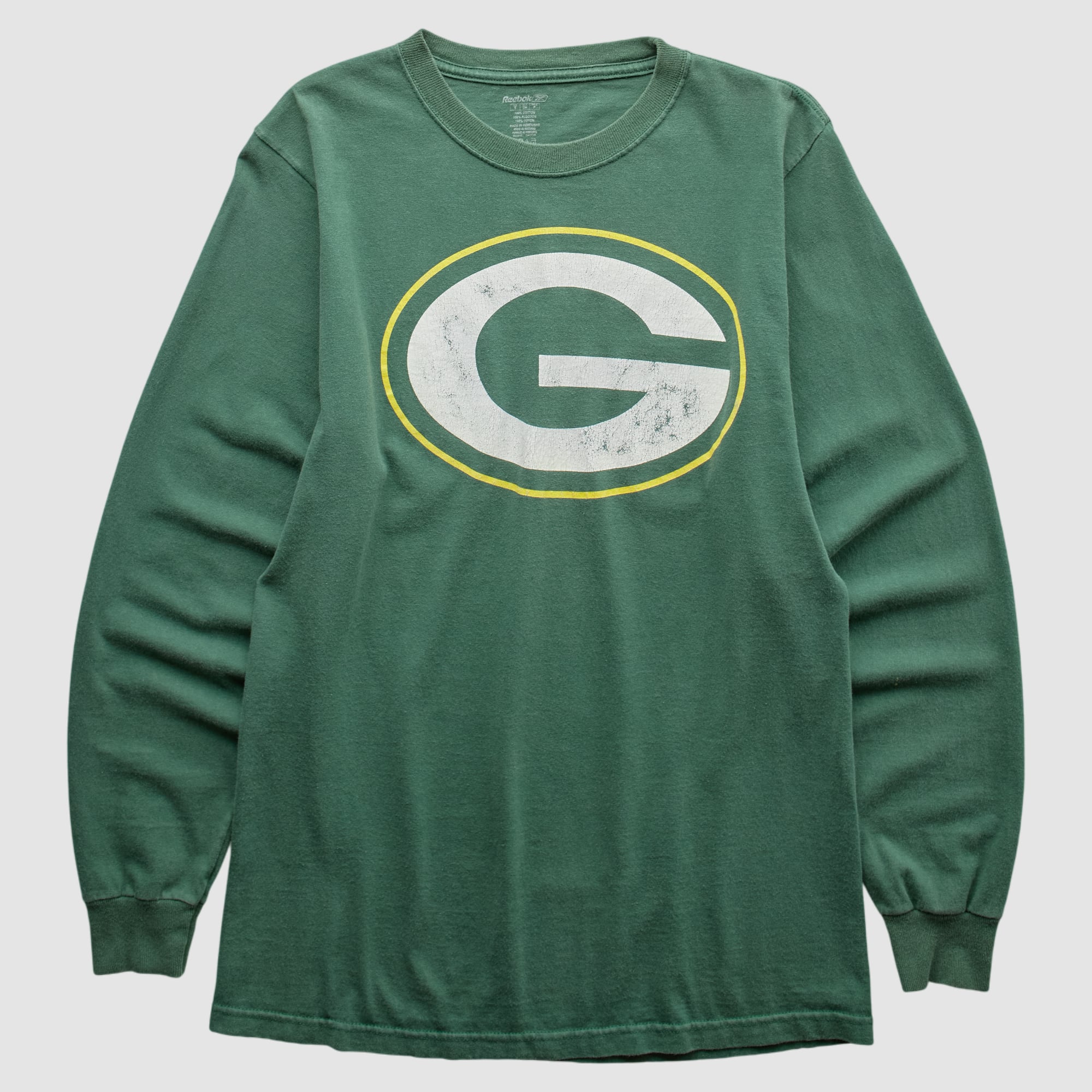 Green Bay Packers Reebok 2000s Long Sleeve T-shirt - Green - M
