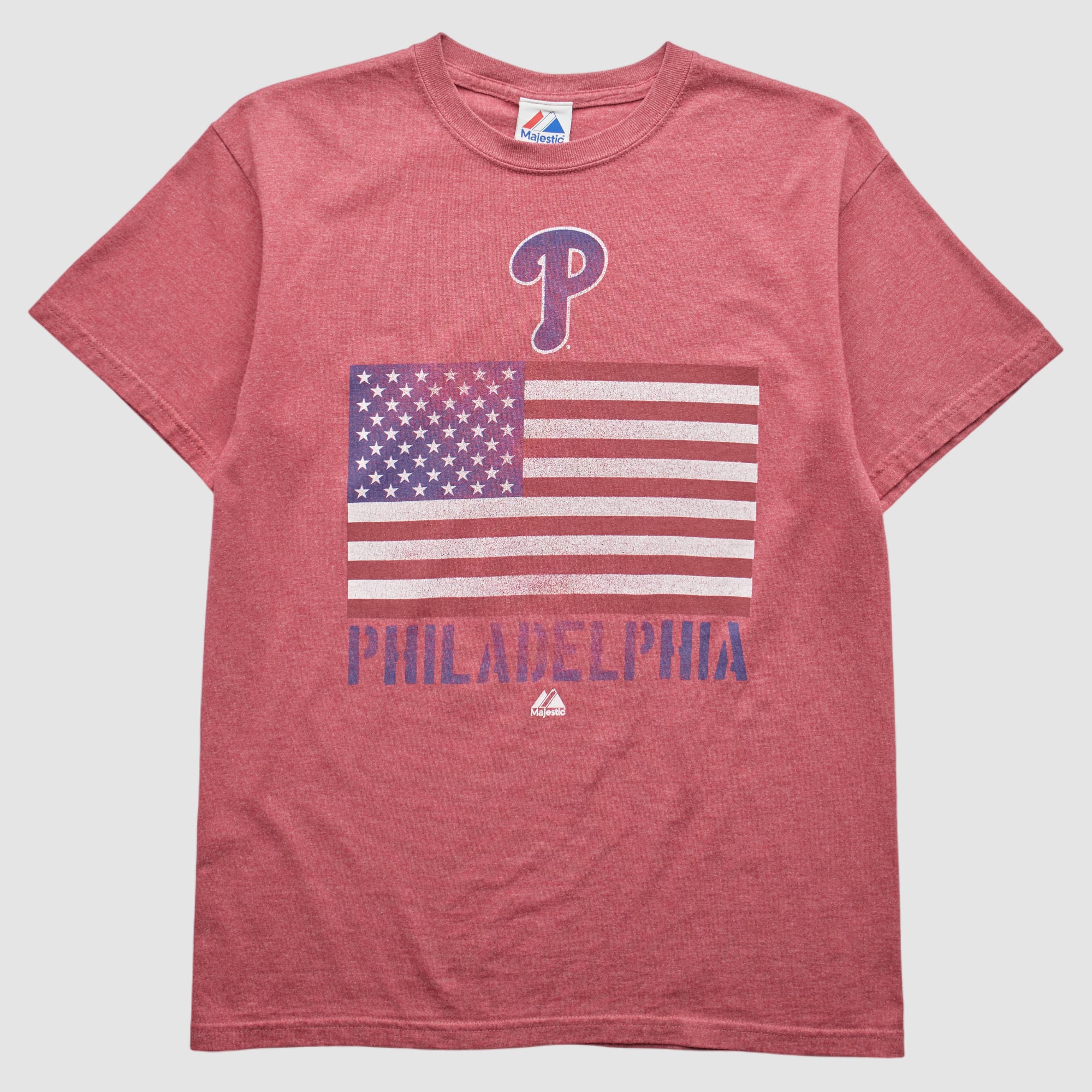 Philadelphia Phillies Majestic 2010s T-shirt - Maroon - S