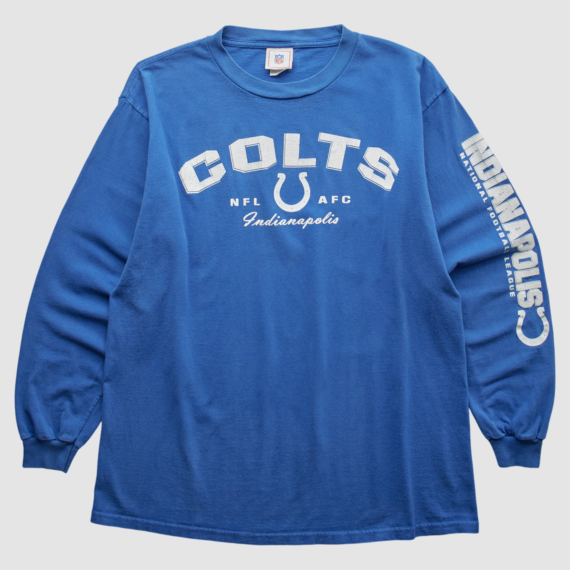 Indianapolis Colts NFL 2000s Long Sleeve T-shirt - Blue - M