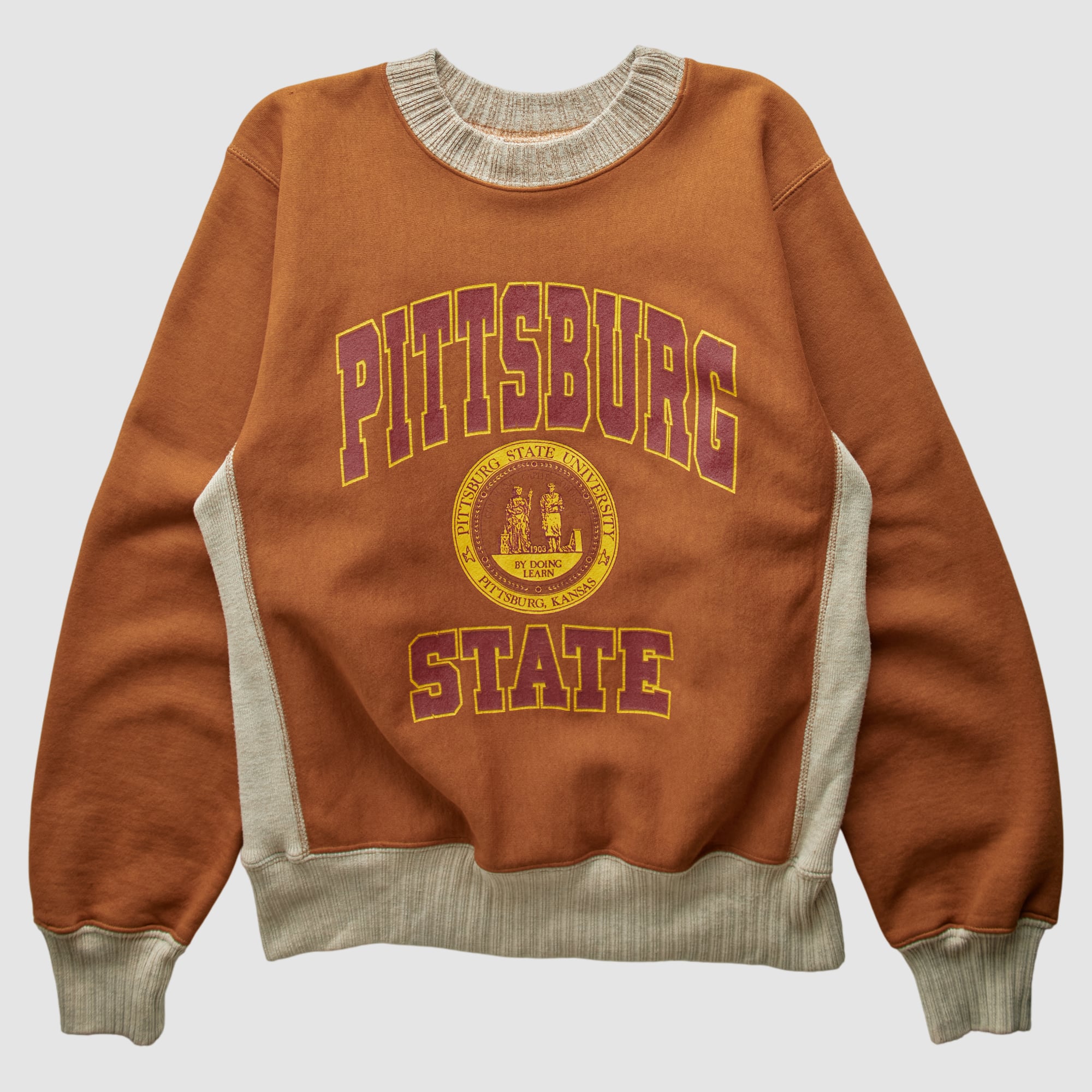 Pittsburg State Gorillas 90s Pullover Sweatshirt - Orange - S