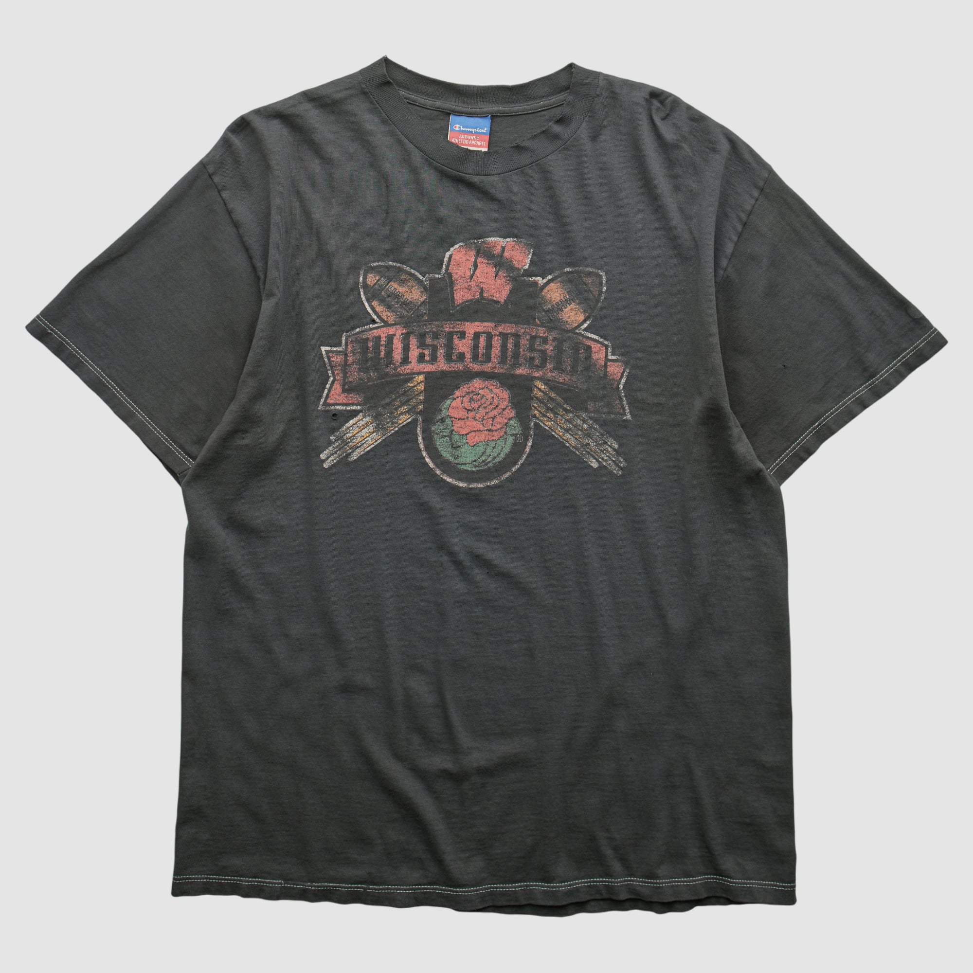 Wisconsin Badgers Champion 2000s T-shirt - Black - M
