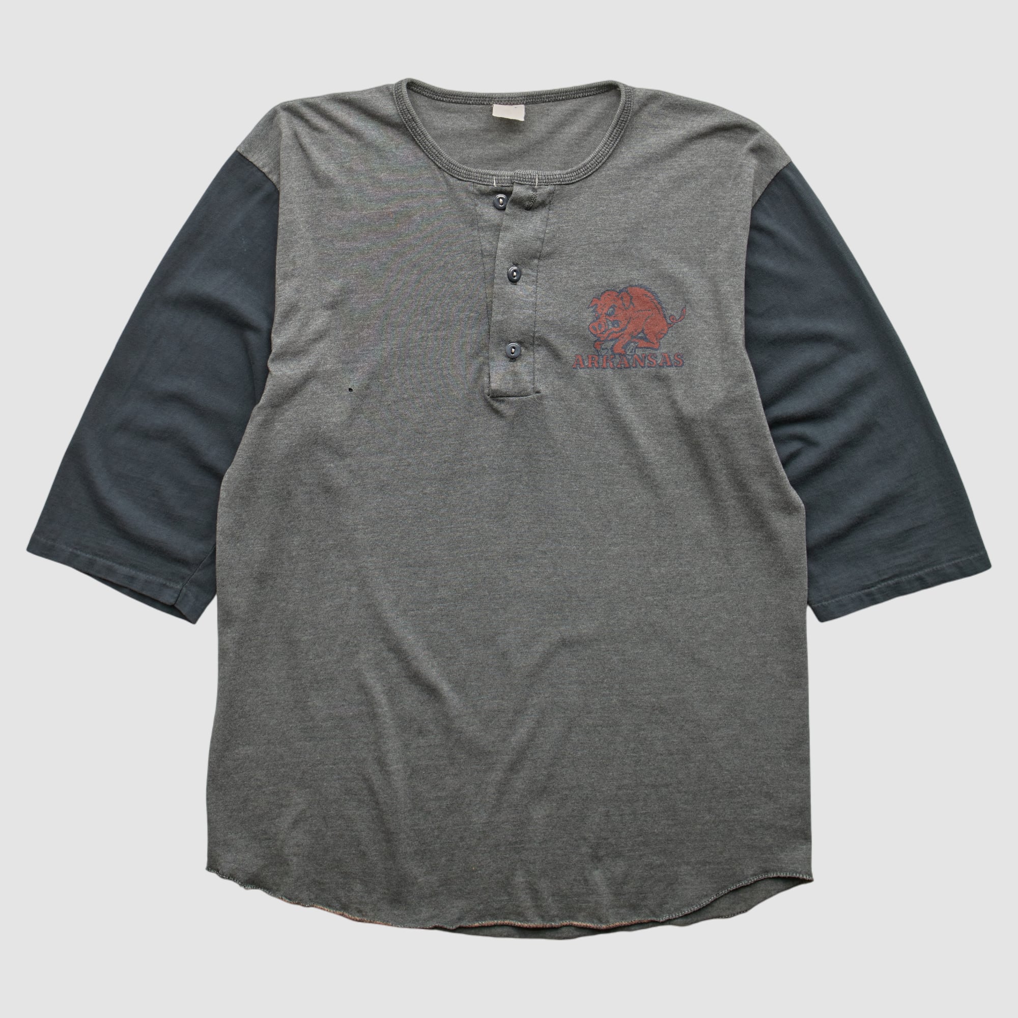 Arkansas Razorbacks Artex 80s T-shirt - Heather Gray - S