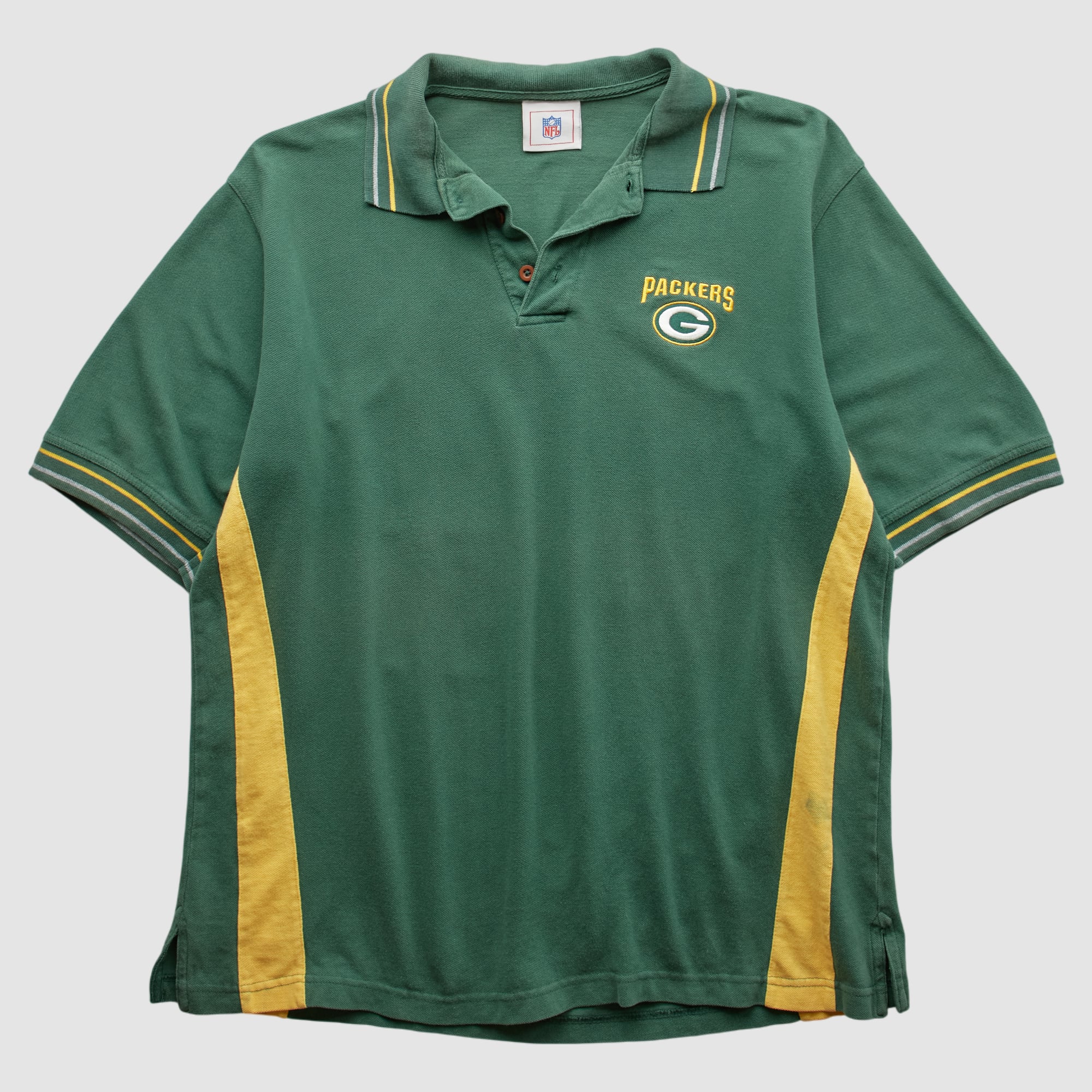 Green Bay Packers NFL 2000s Polo - Green - L