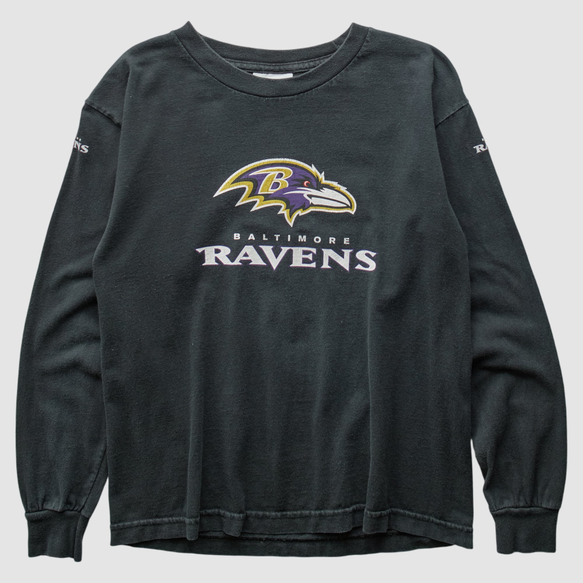 Baltimore Ravens Reebok 2000s Long Sleeve T-shirt - Black - XS