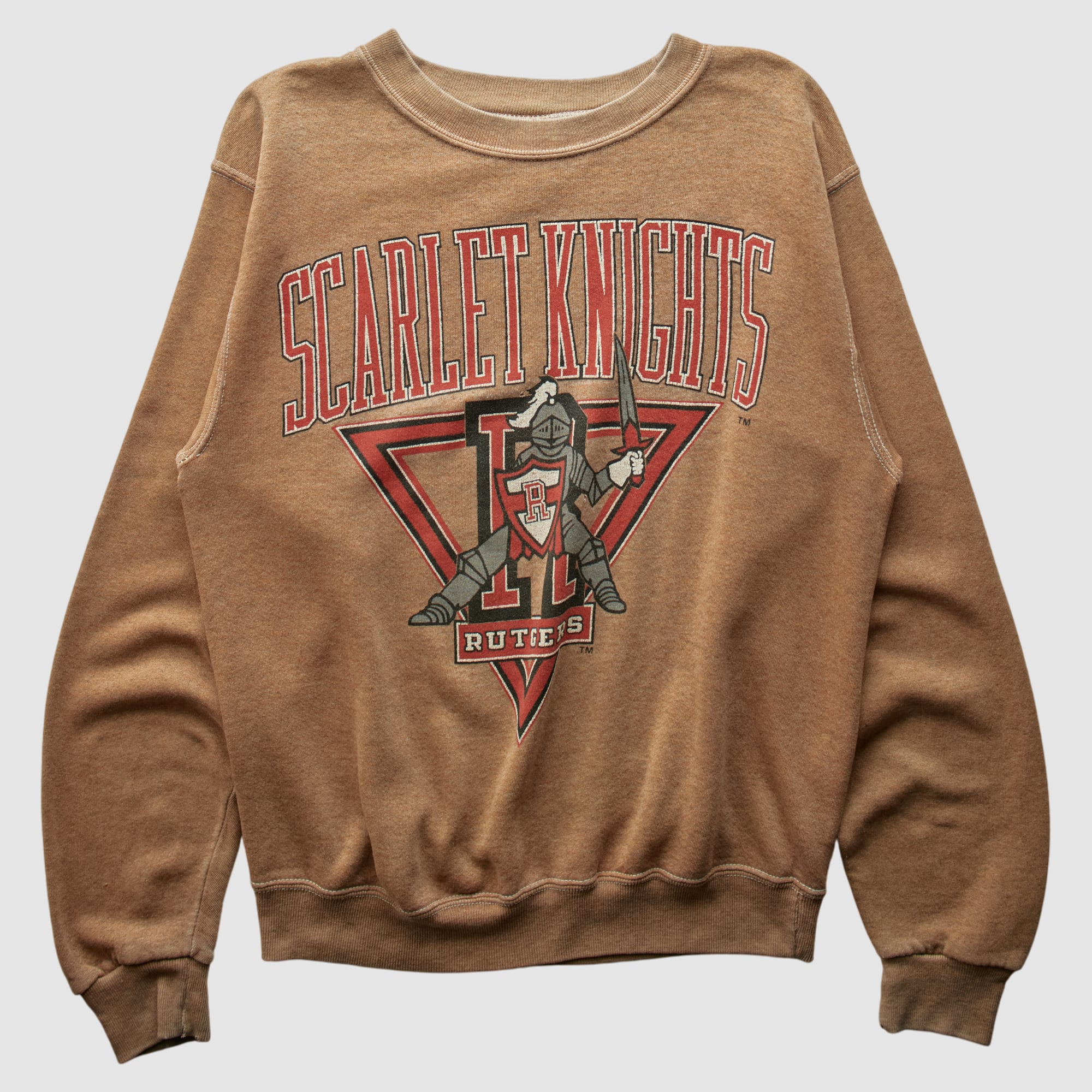 Rutgers Scarlet Knights 90s Sweatshirt - Brown - XS