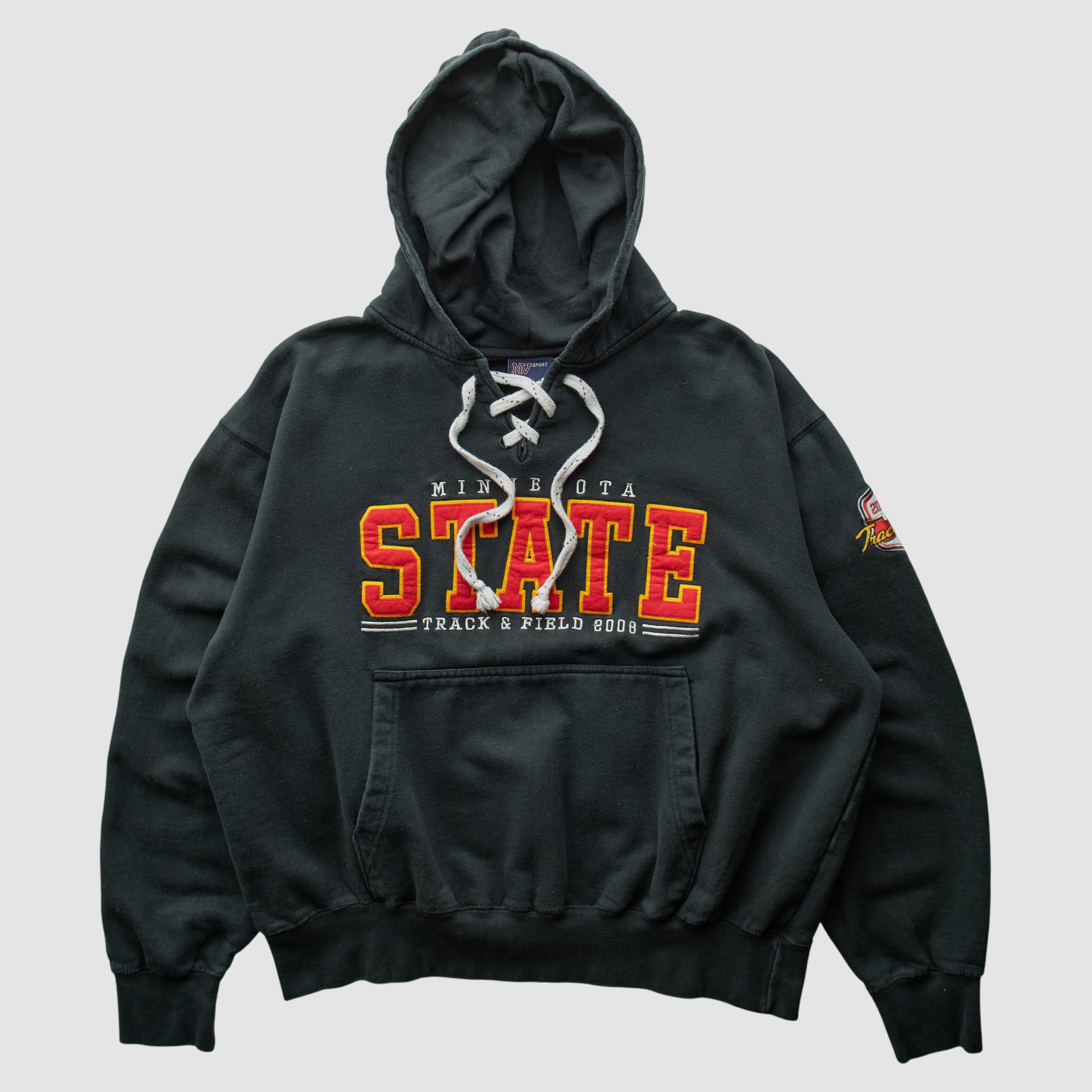 Minnesota State Mavericks 2008 Hooded Pullover Sweatshirt - Black - M