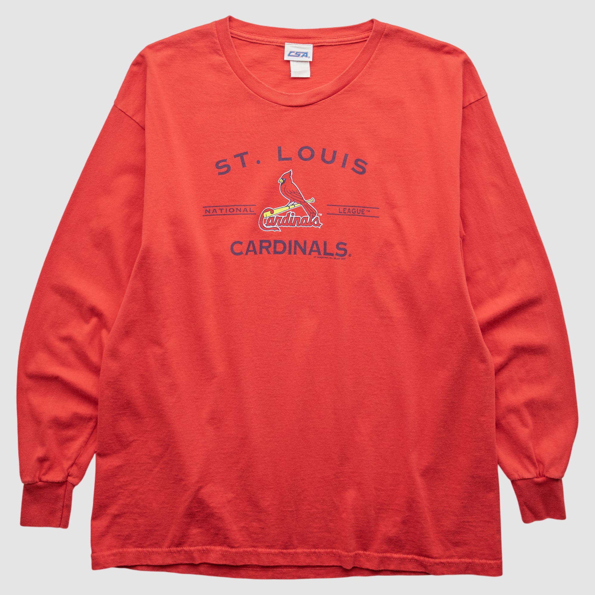 St. Louis Cardinals CSA 2000s Long Sleeve T-shirt - Red - M