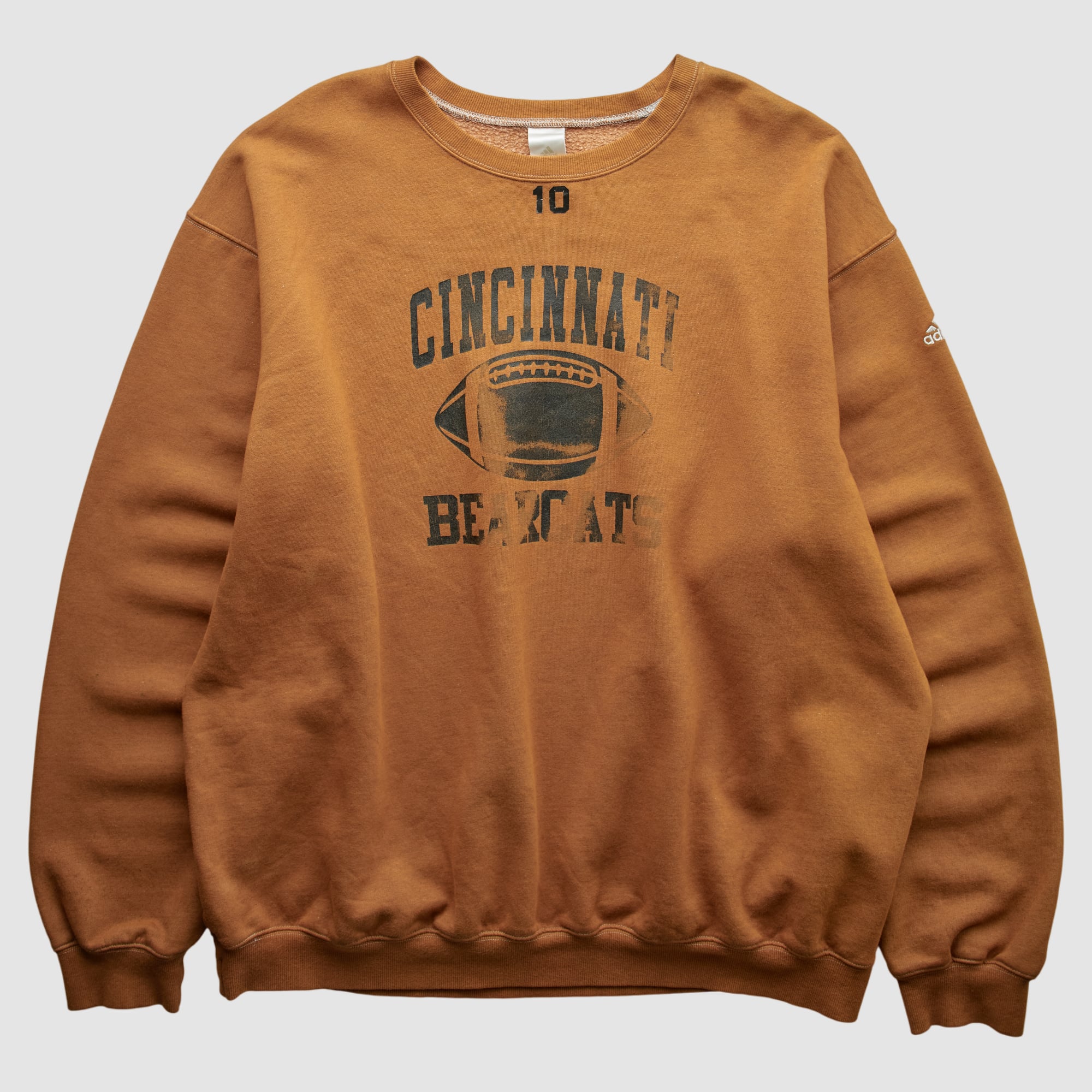 Cincinnati Bearcats Adidas 2000s Pullover Sweatshirt - Brown - 3XL