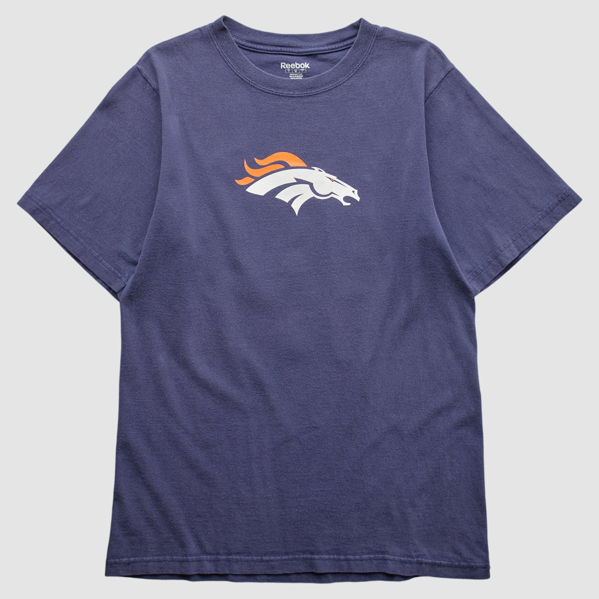 Denver Broncos Reebok 2000s T-shirt - Navy - S