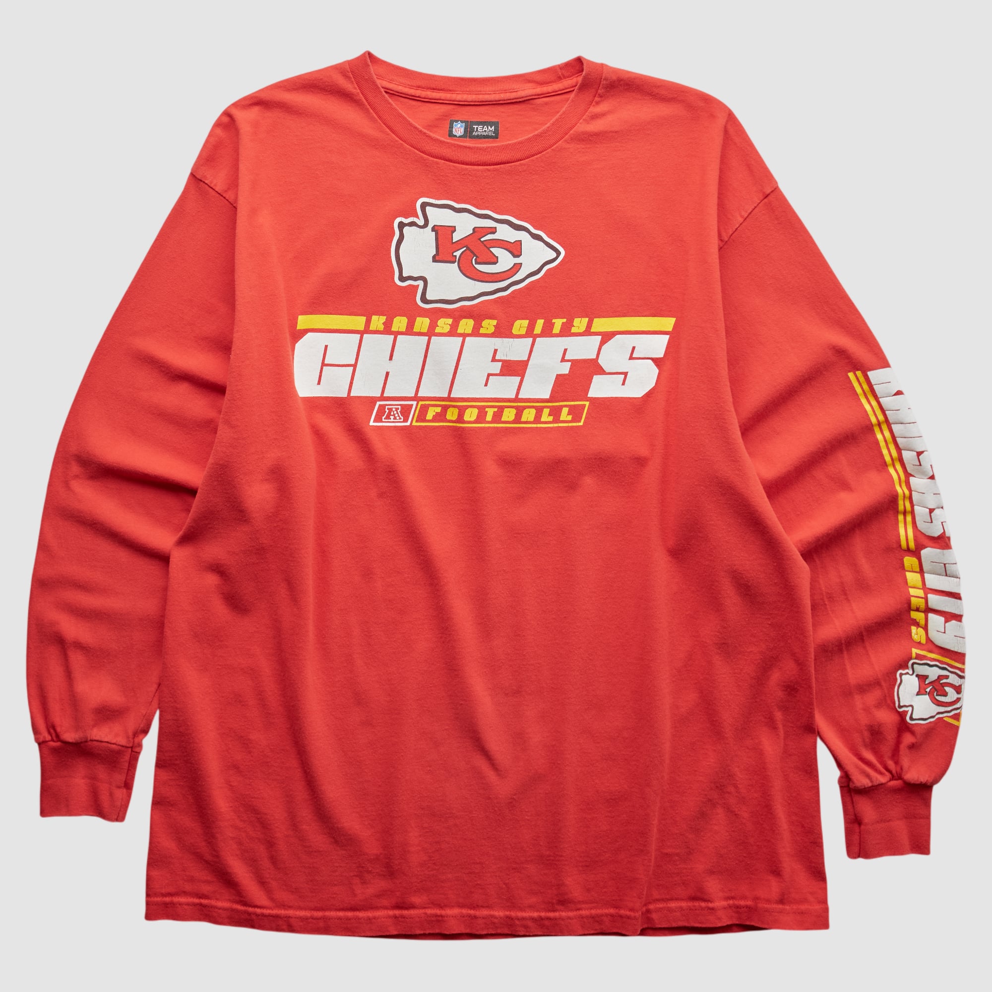 Kansas City Chiefs NFL 2010s Long Sleeve T-shirt - Red - M
