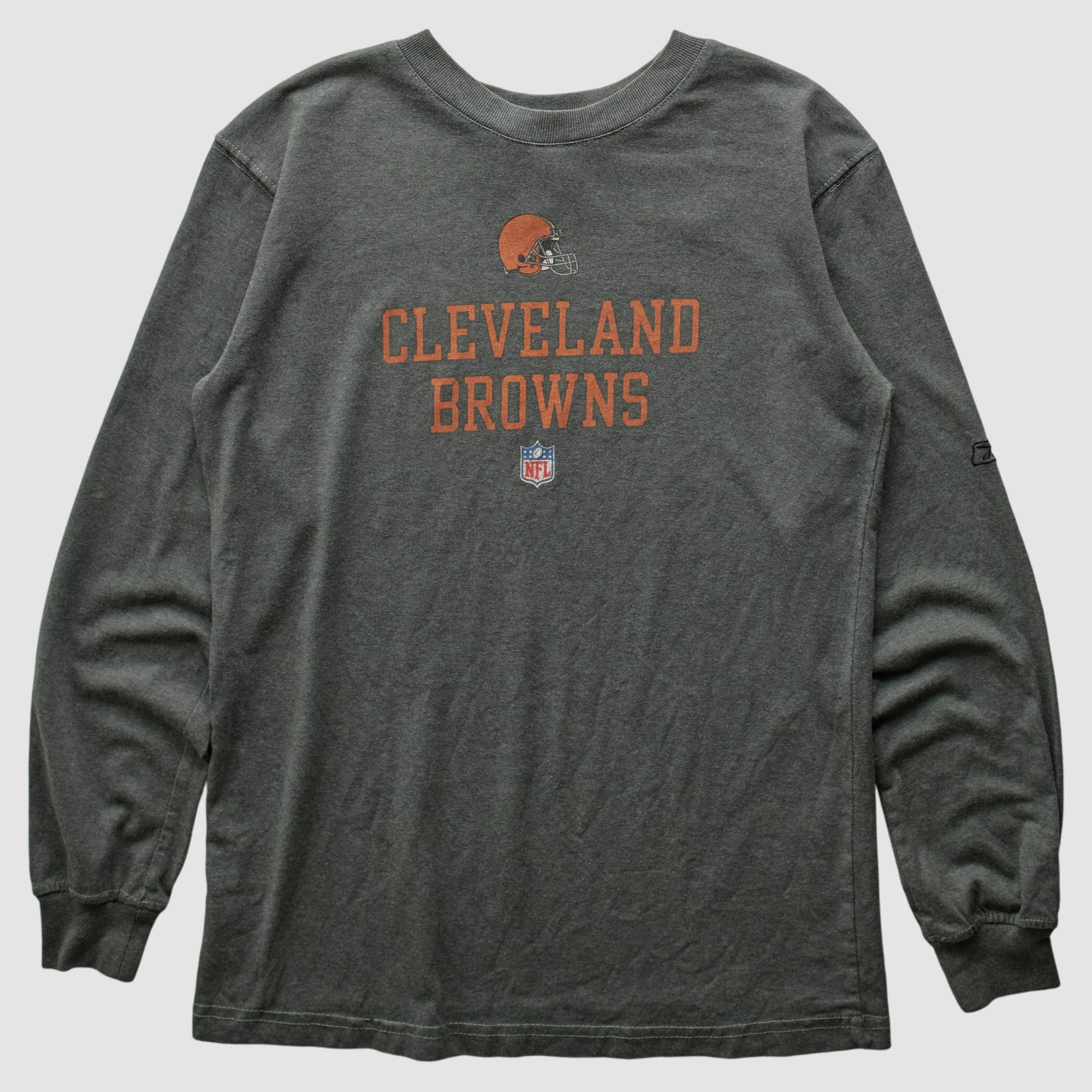 Cleveland Browns Reebok 2000s Long Sleeve T-shirt - Gray - S