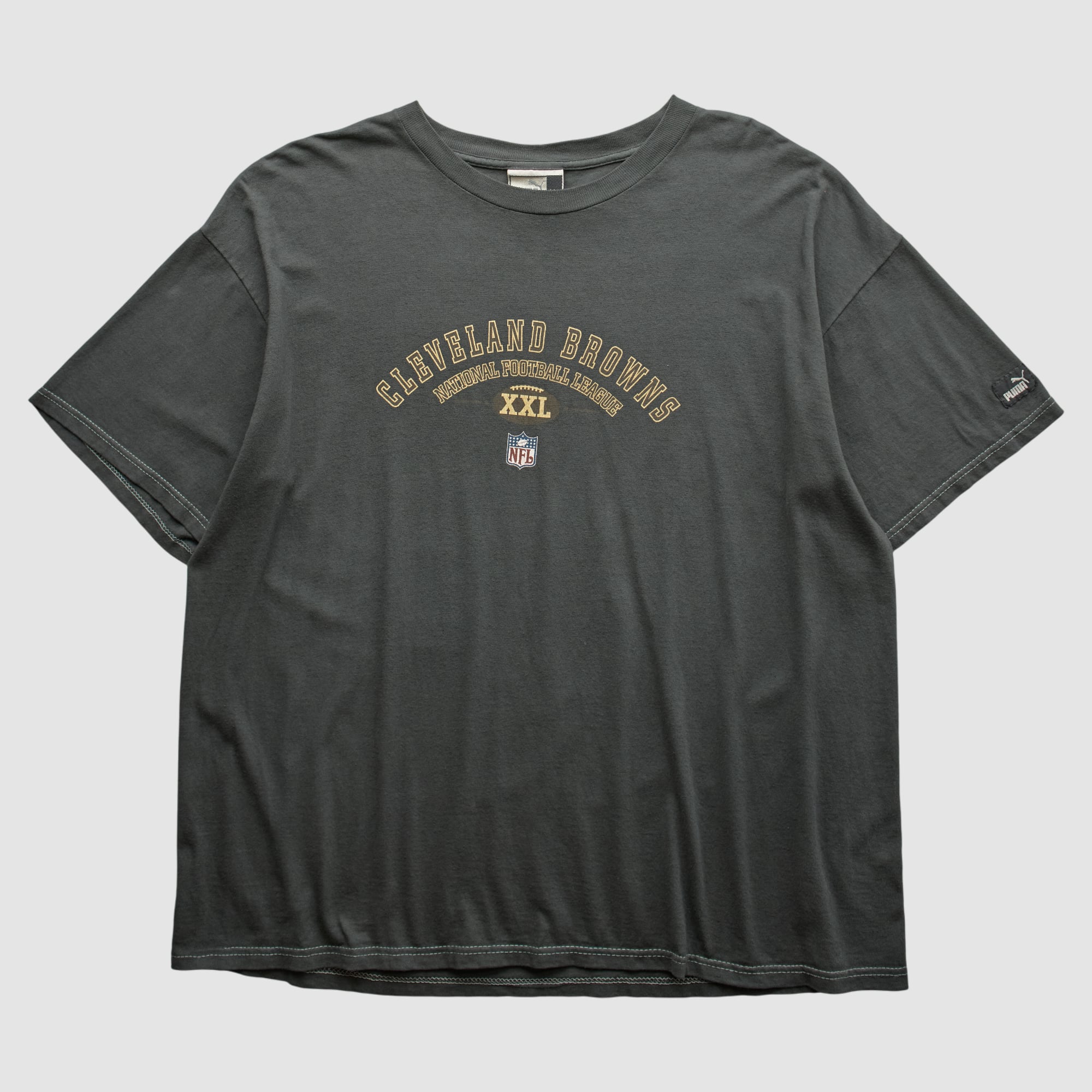 Cleveland Browns Puma 2000s T-shirt - Charcoal - 2XL
