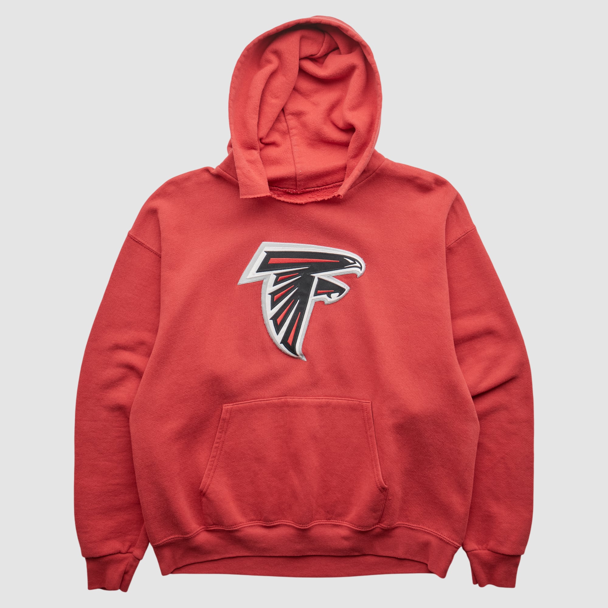 Atlanta Falcons 2000s Hooded Pullover Sweatshirt - Red - XS