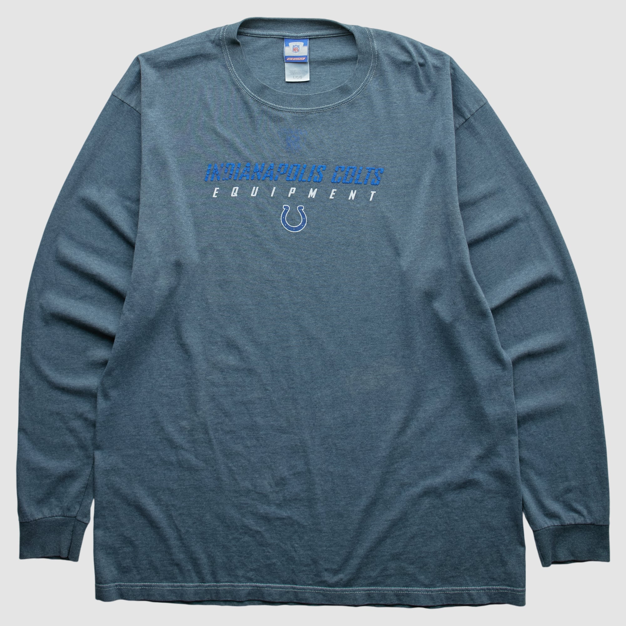 Indianapolis Colts Reebok 2000s Long Sleeve T-shirt - Blue - M