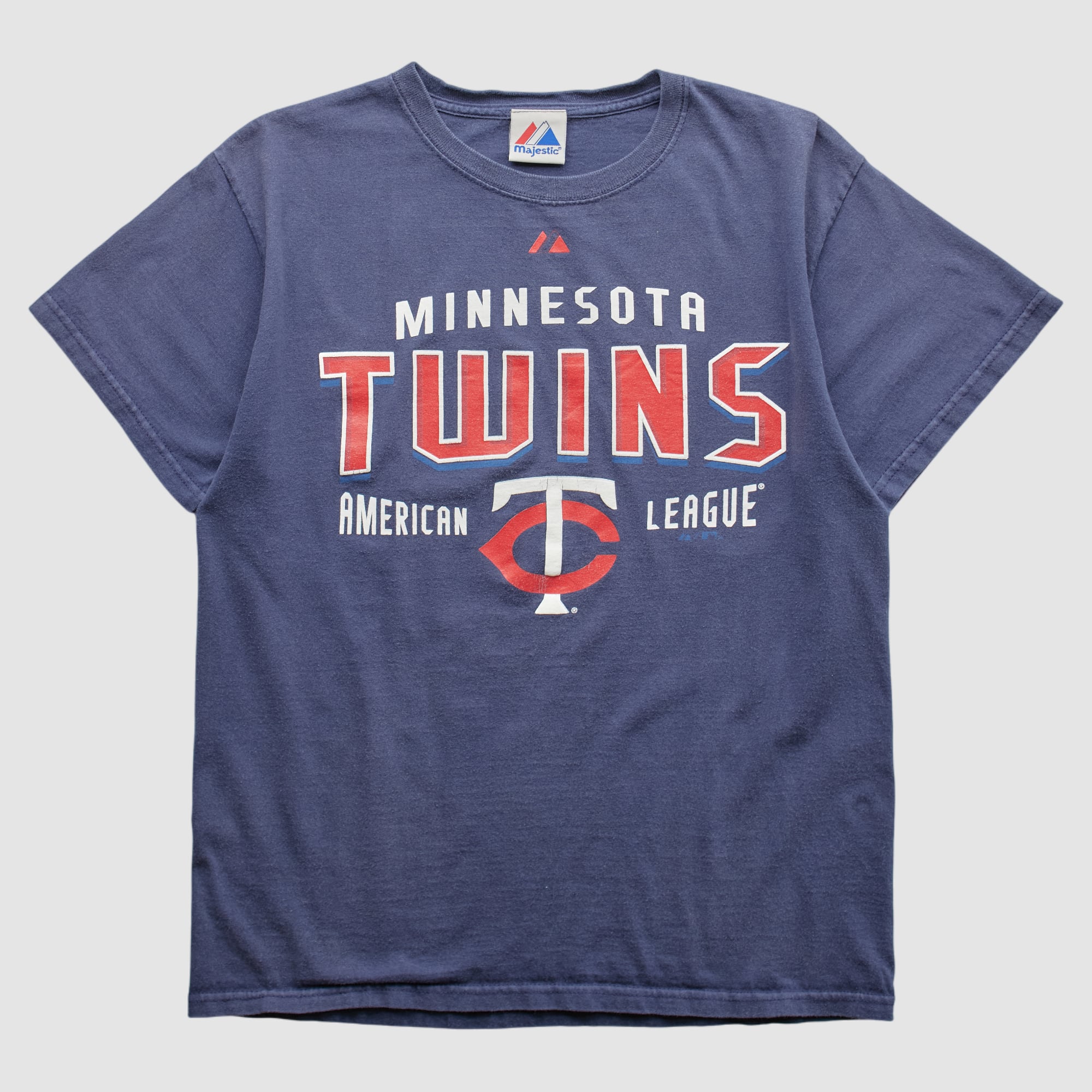Minnesota Twins Majestic 2010s T-shirt - Navy - XS