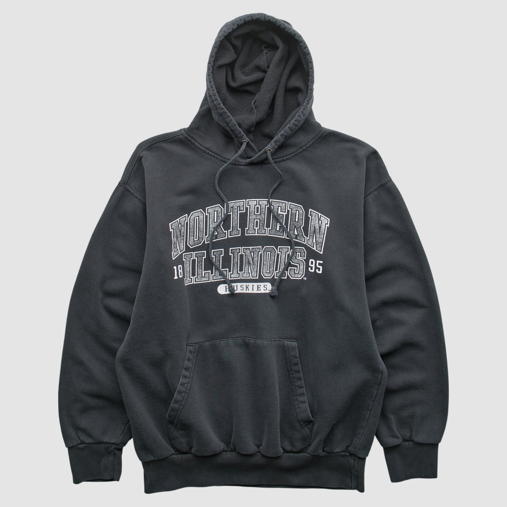 Northern Illinois Huskies MV Sport 2000s Hooded Pullover Sweatshirt - Black - XS