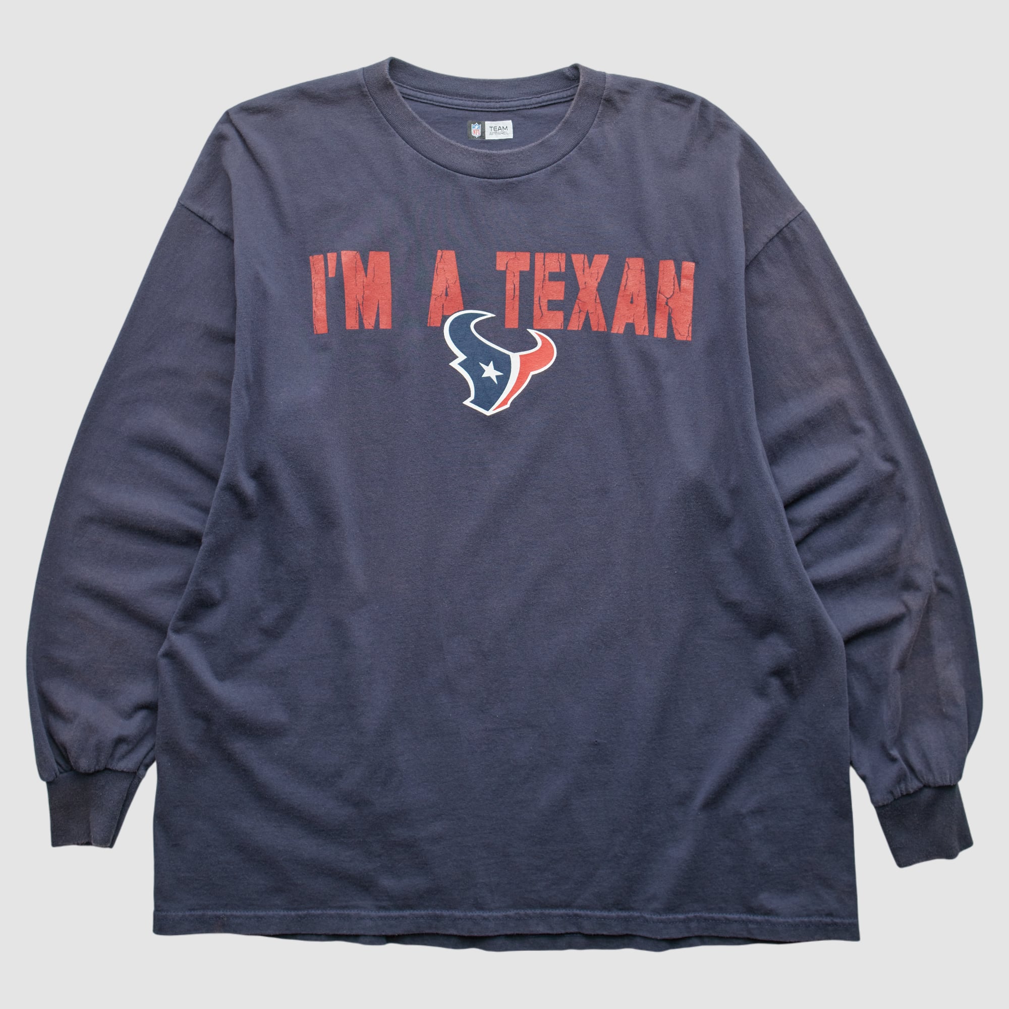 Houston Texans NFL 2010s Long Sleeve T-shirt - Navy - L