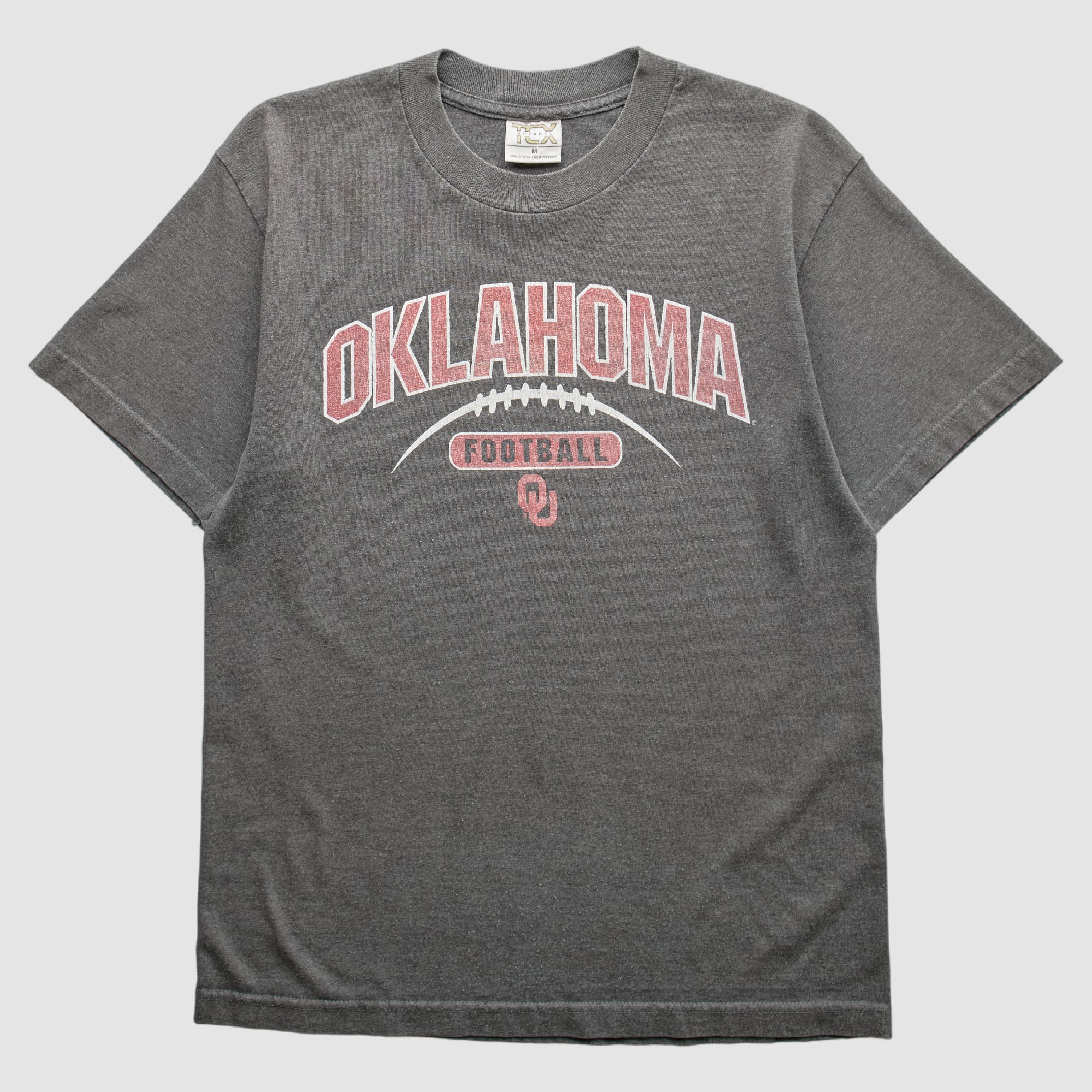 Oklahoma Sooners TCX 2000s T-shirt - Dark Heather Gray - S