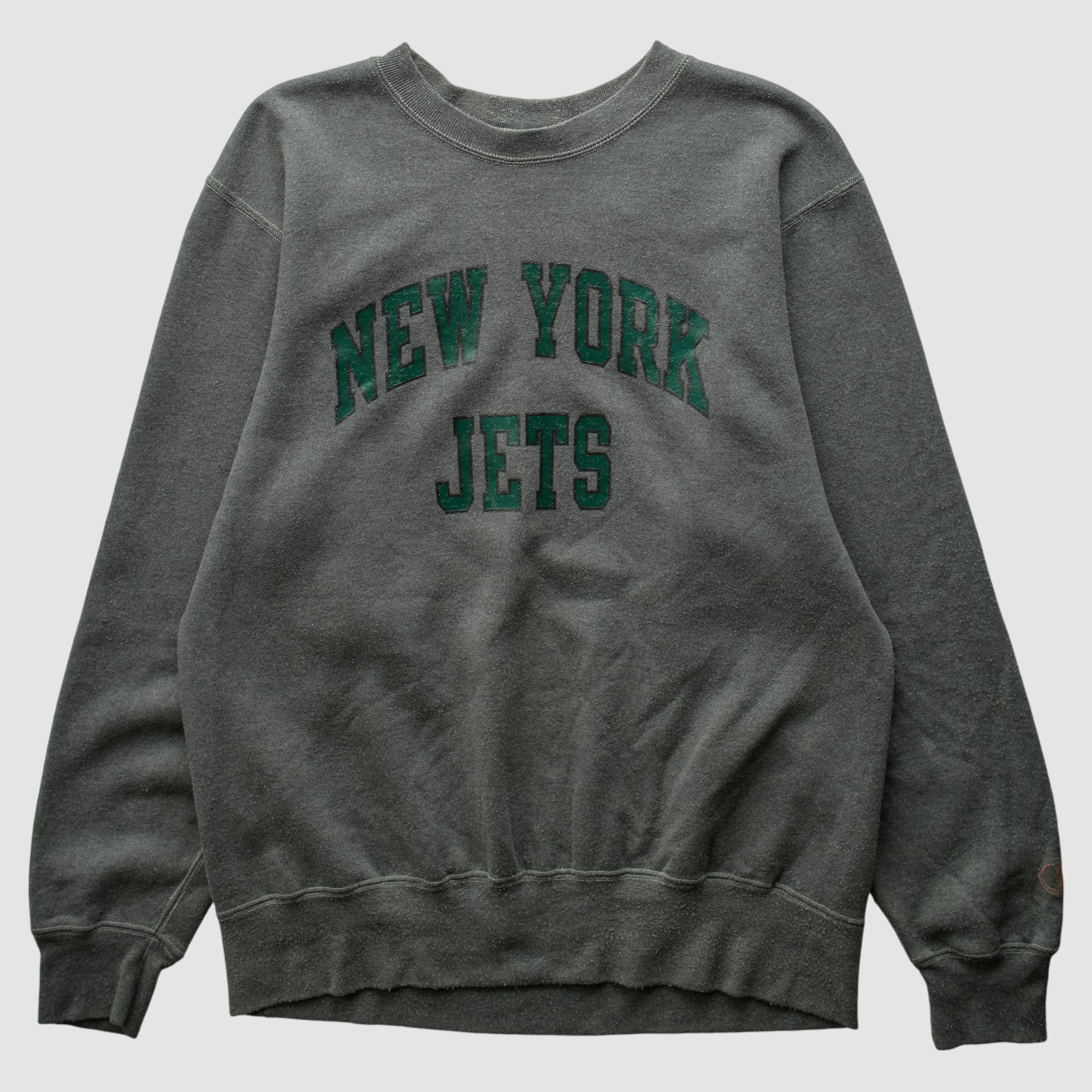 New York Jets Champion 2000s Pullover Sweatshirt - Charcoal - S