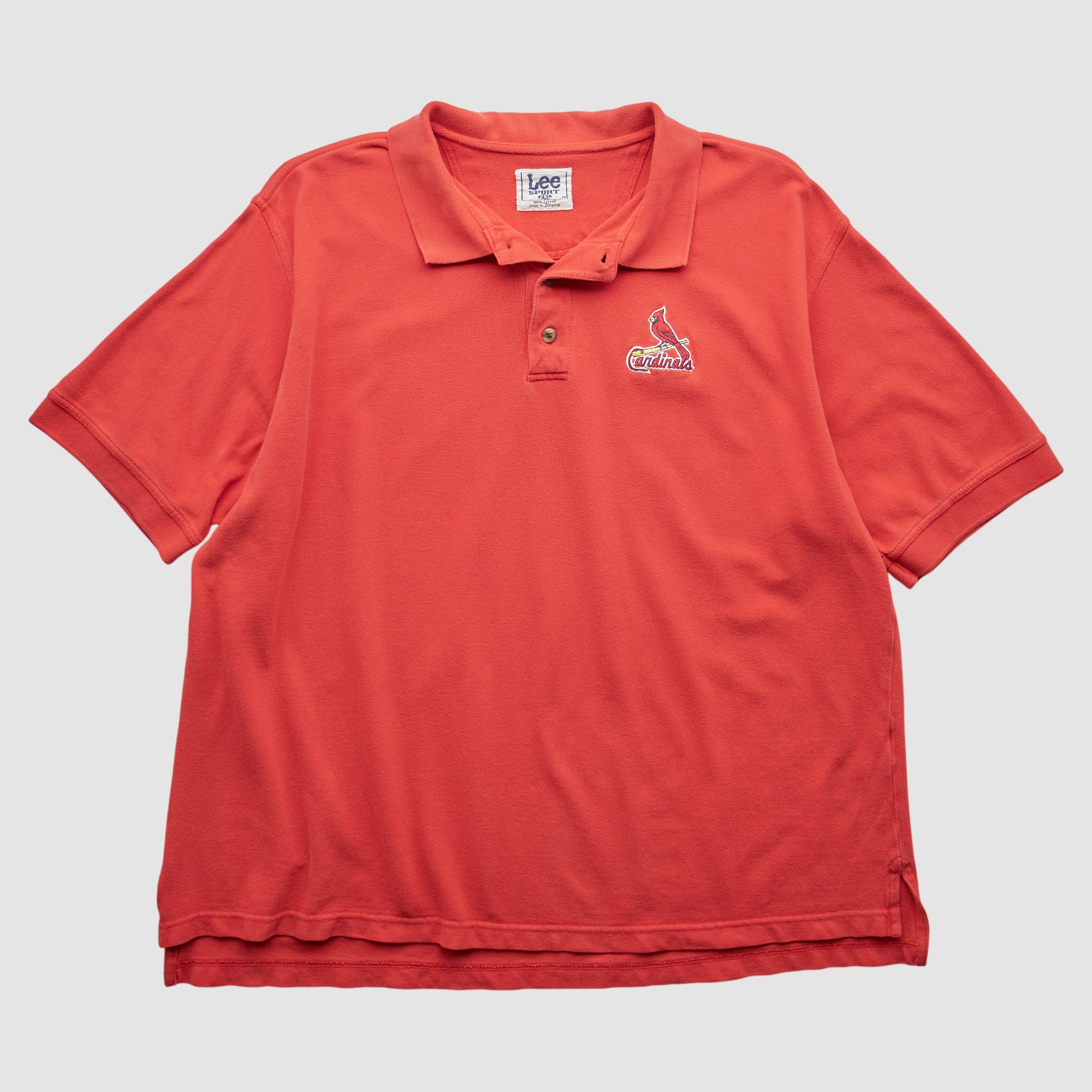 St. Louis Cardinals Lee Apparel 90s Polo - Red - L