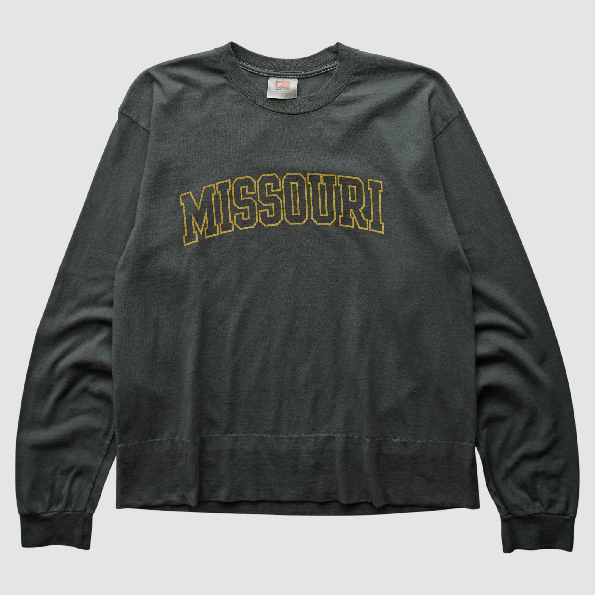 Missouri Tigers Nike 2000s Long Sleeve T-shirt - Green - S