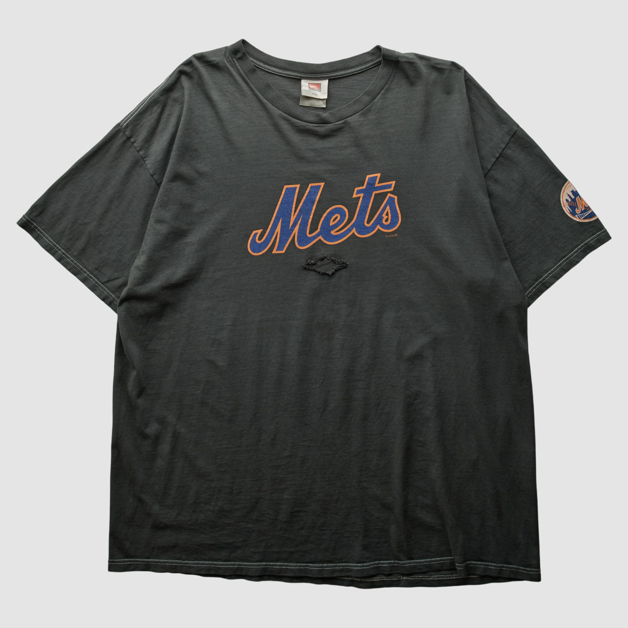 New York Mets Nike 2000s T-shirt - Charcoal - 2XL