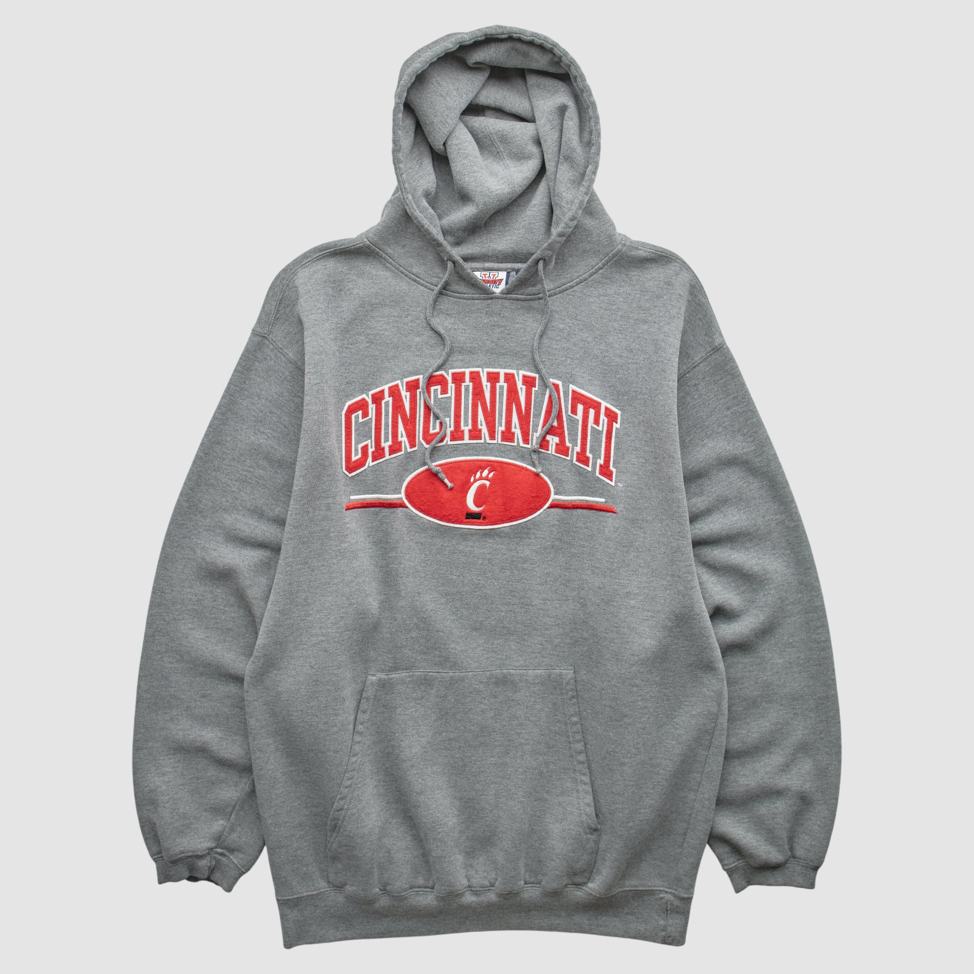 Cincinnati Bearcats 2000s Hooded Pullover Sweatshirt - Heather Gray - S