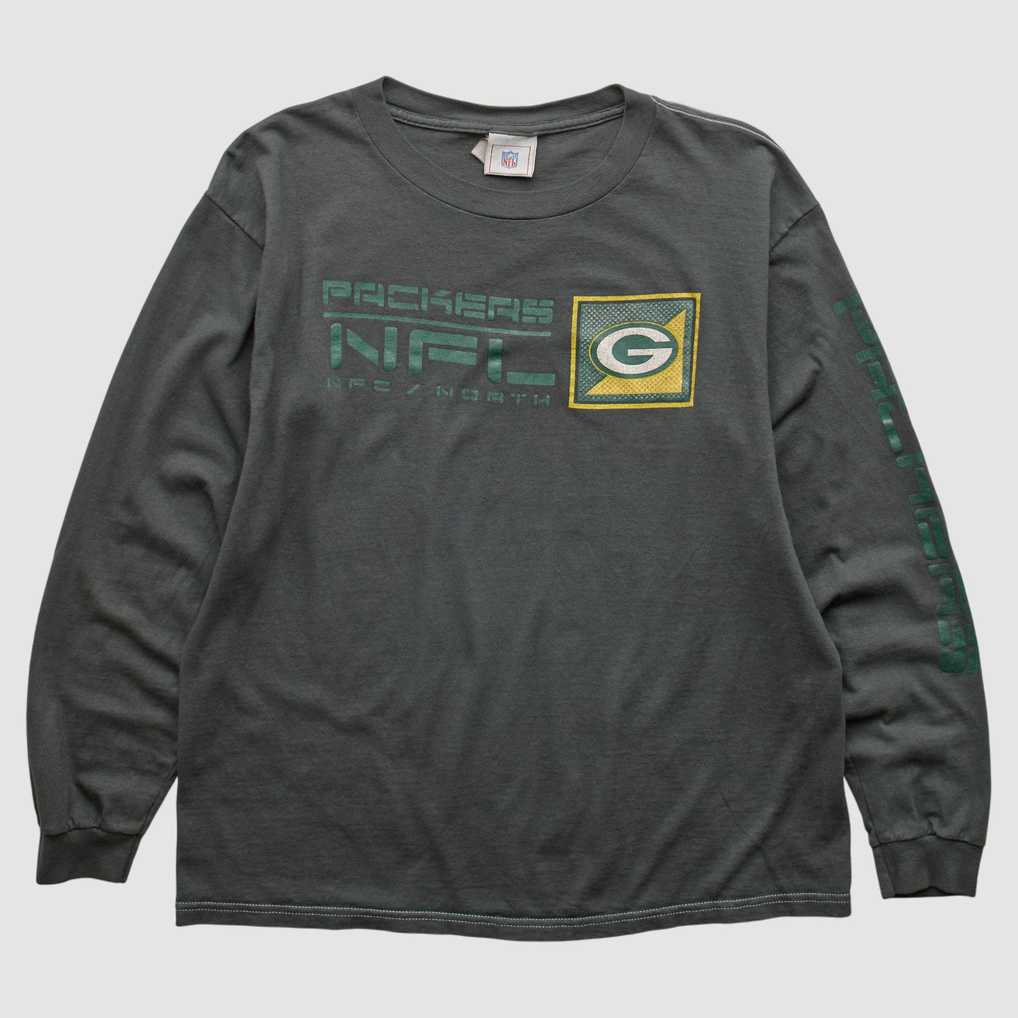 Green Bay Packers NFL 2000s Long Sleeve T-shirt - Charcoal - S