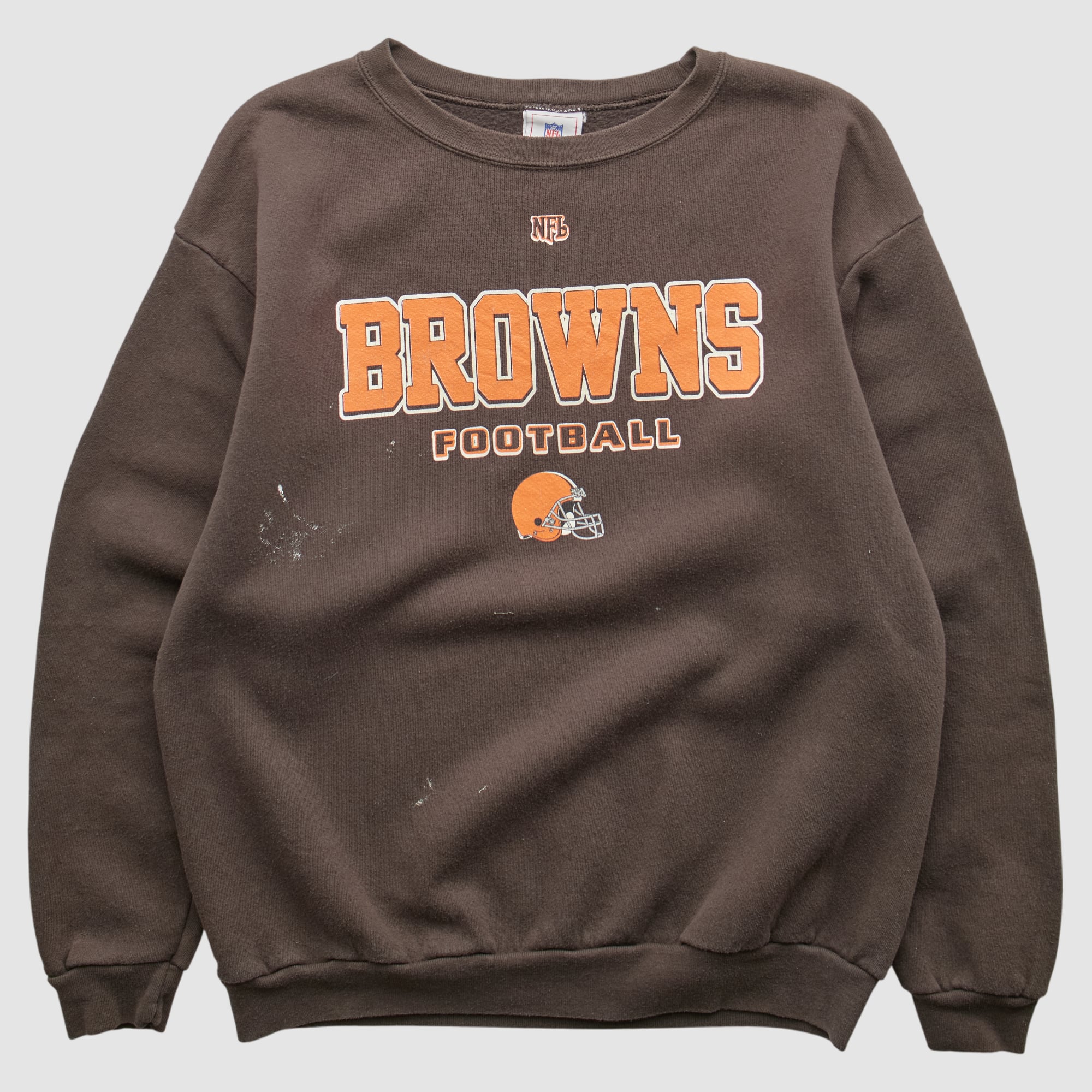 Cleveland Browns NFL 2000s Pullover Sweatshirt - Brown - XS