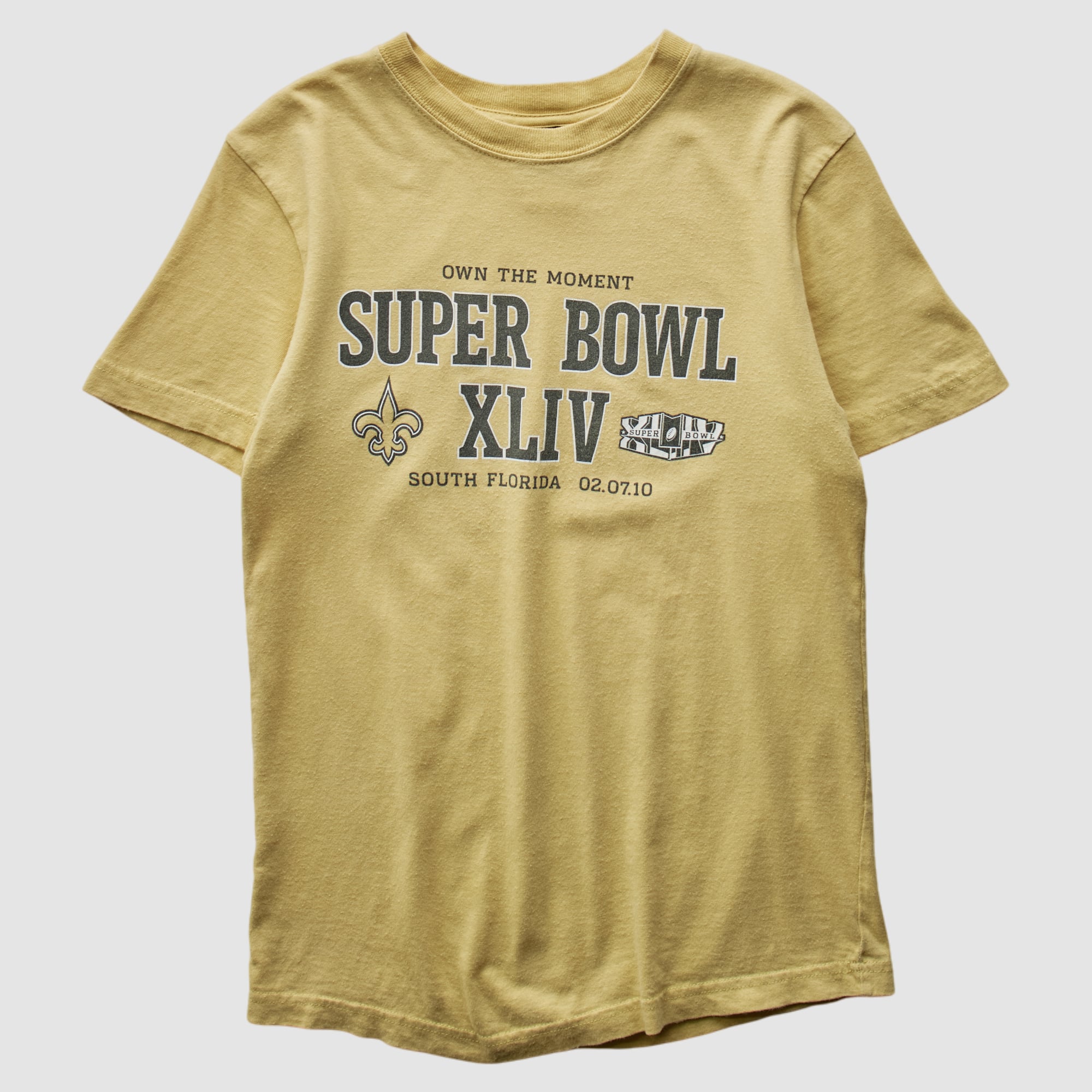 New Orleans Saints Reebok 2010 T-shirt - Yellow - XXS