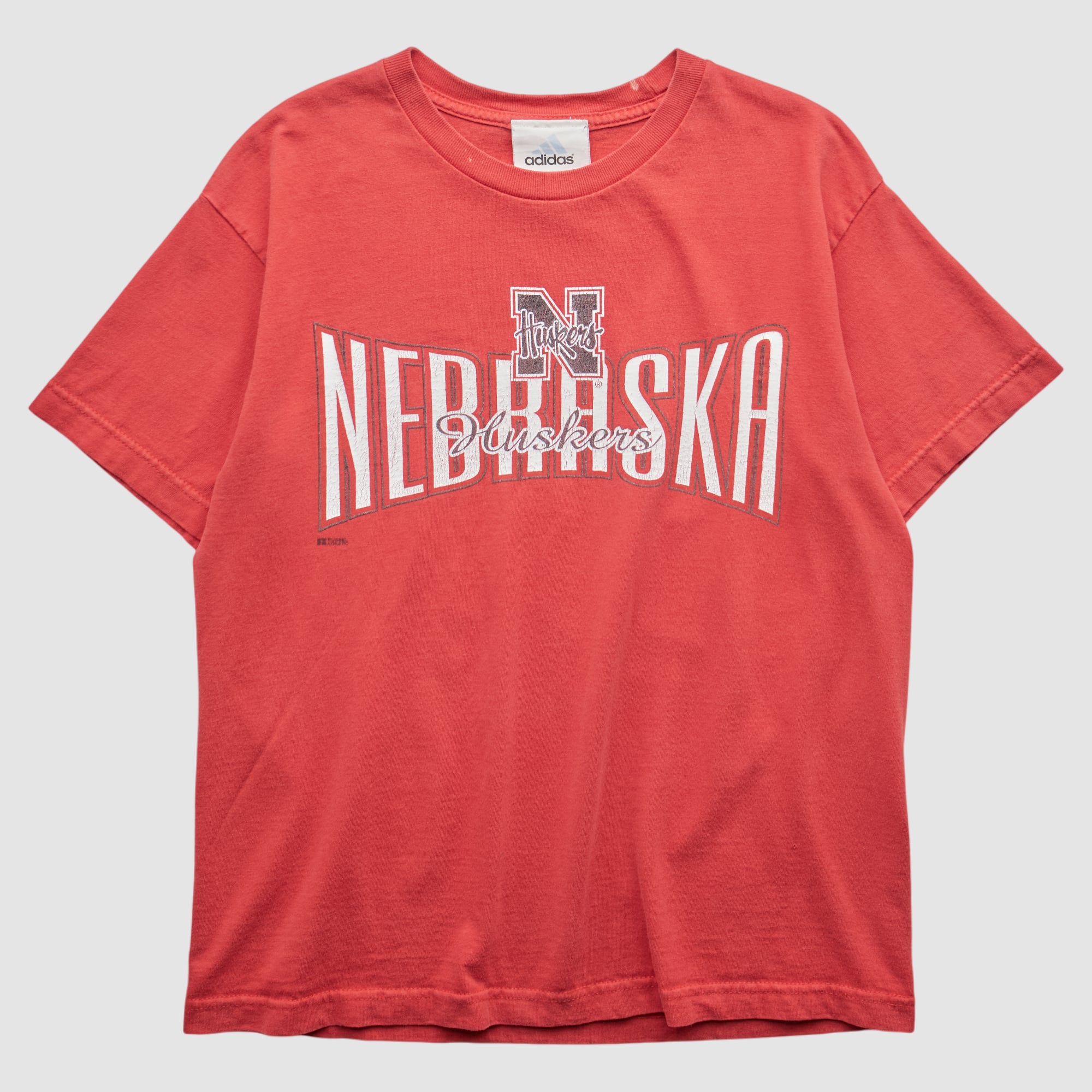 Nebraska Huskers Adidas 2000s T-shirt - Red - XS
