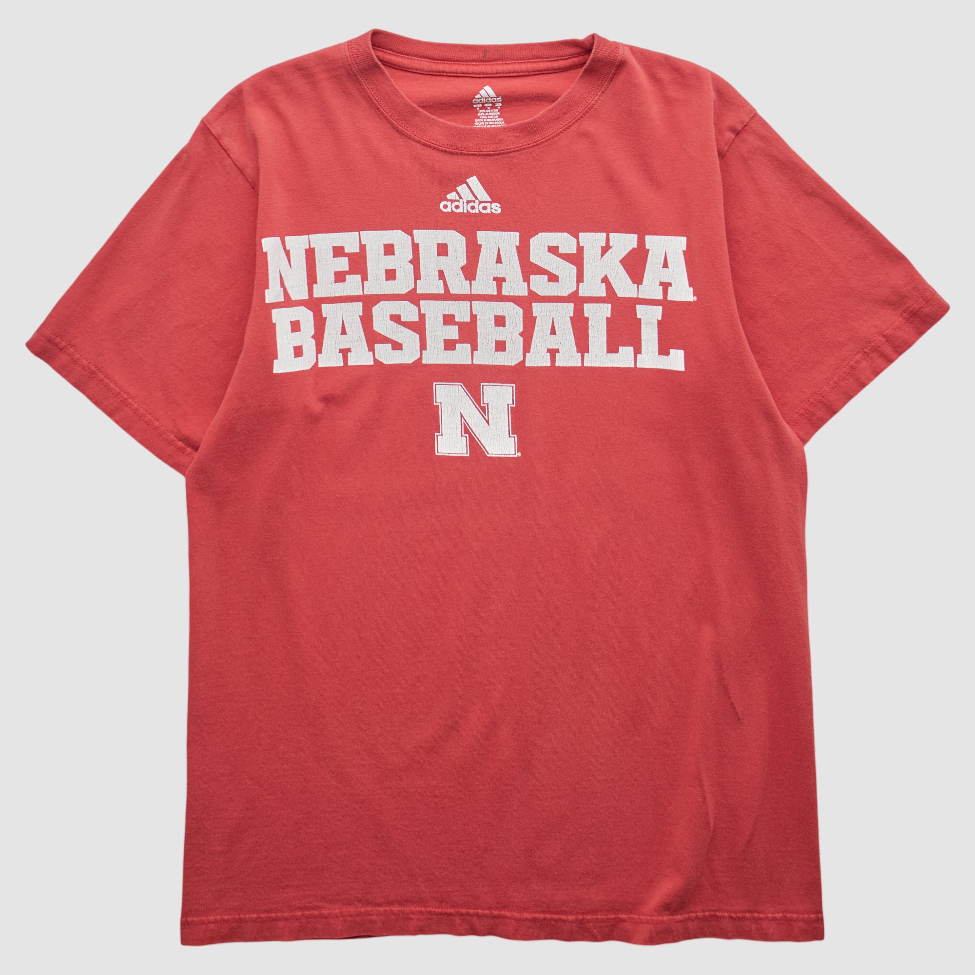 Nebraska Huskers Adidas 2010s T-shirt - Red - S