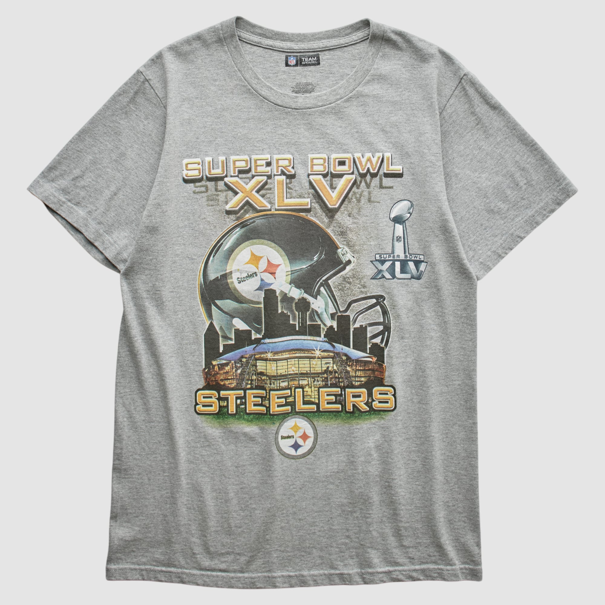 Pittsburgh Steelers NFL 2011 T-shirt - Heather Gray - S