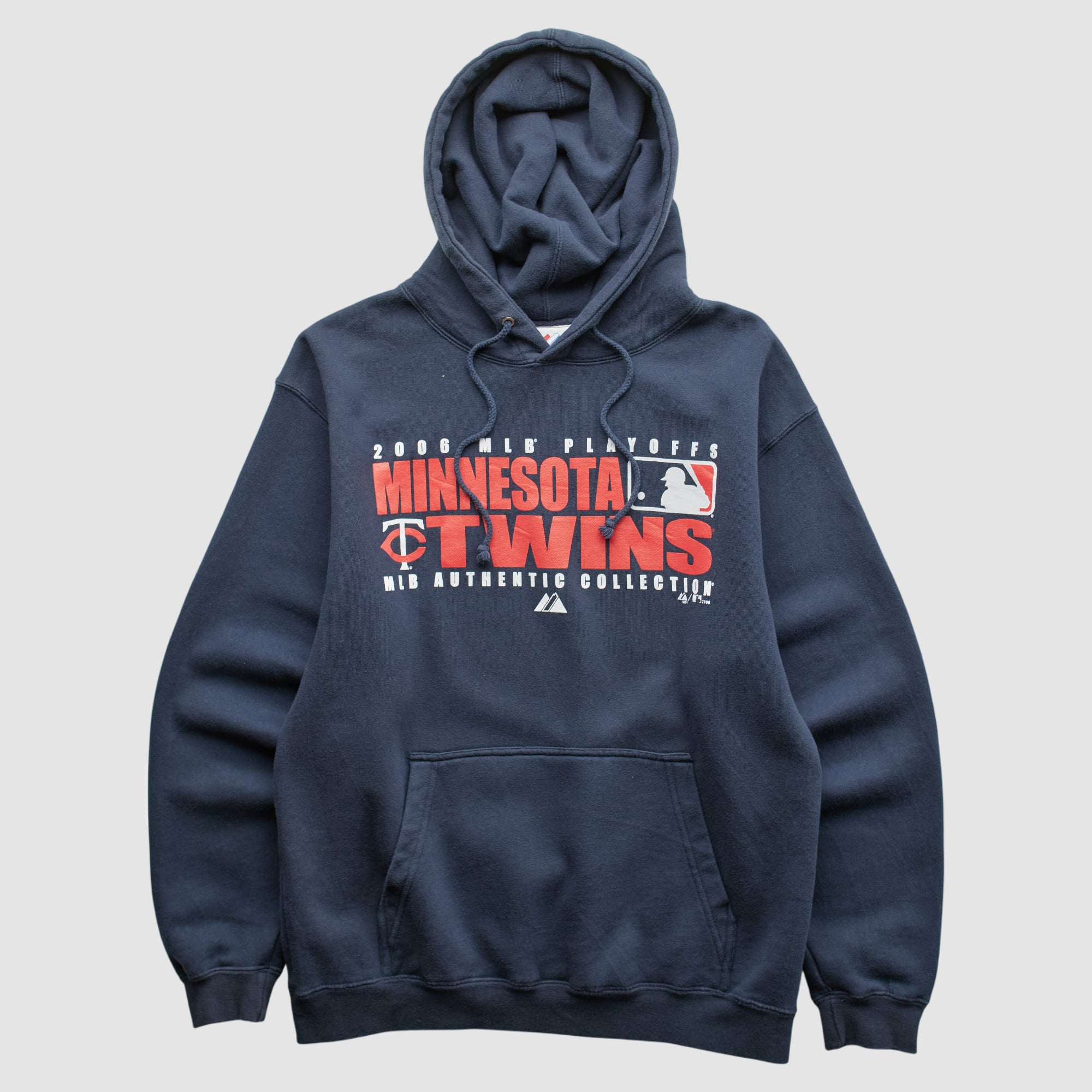 Minnesota Twins Majestic 2006 Hooded Sweatshirt - Navy - XS