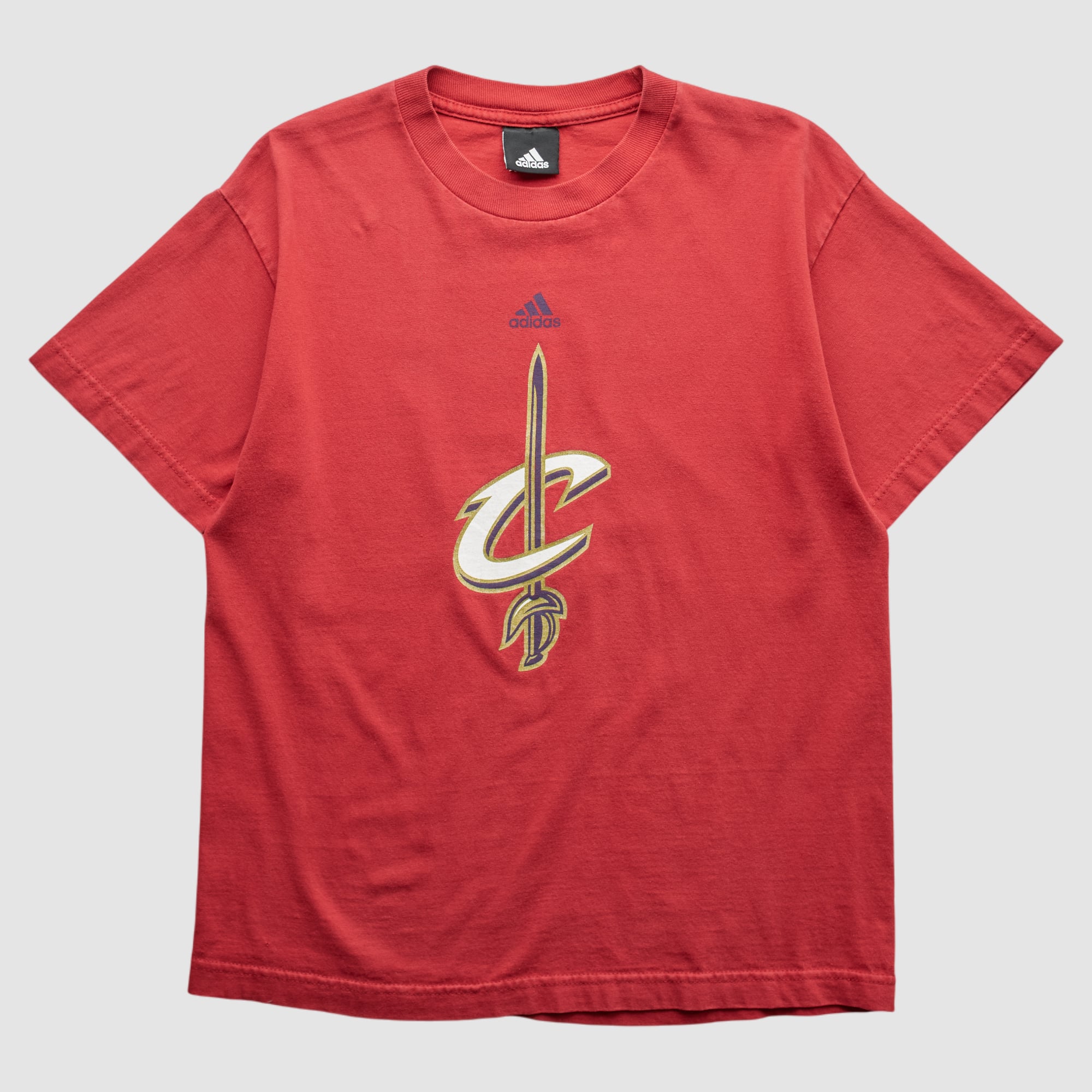 Cleveland Cavaliers Adidas 2010s T-shirt - Red - Yth XL