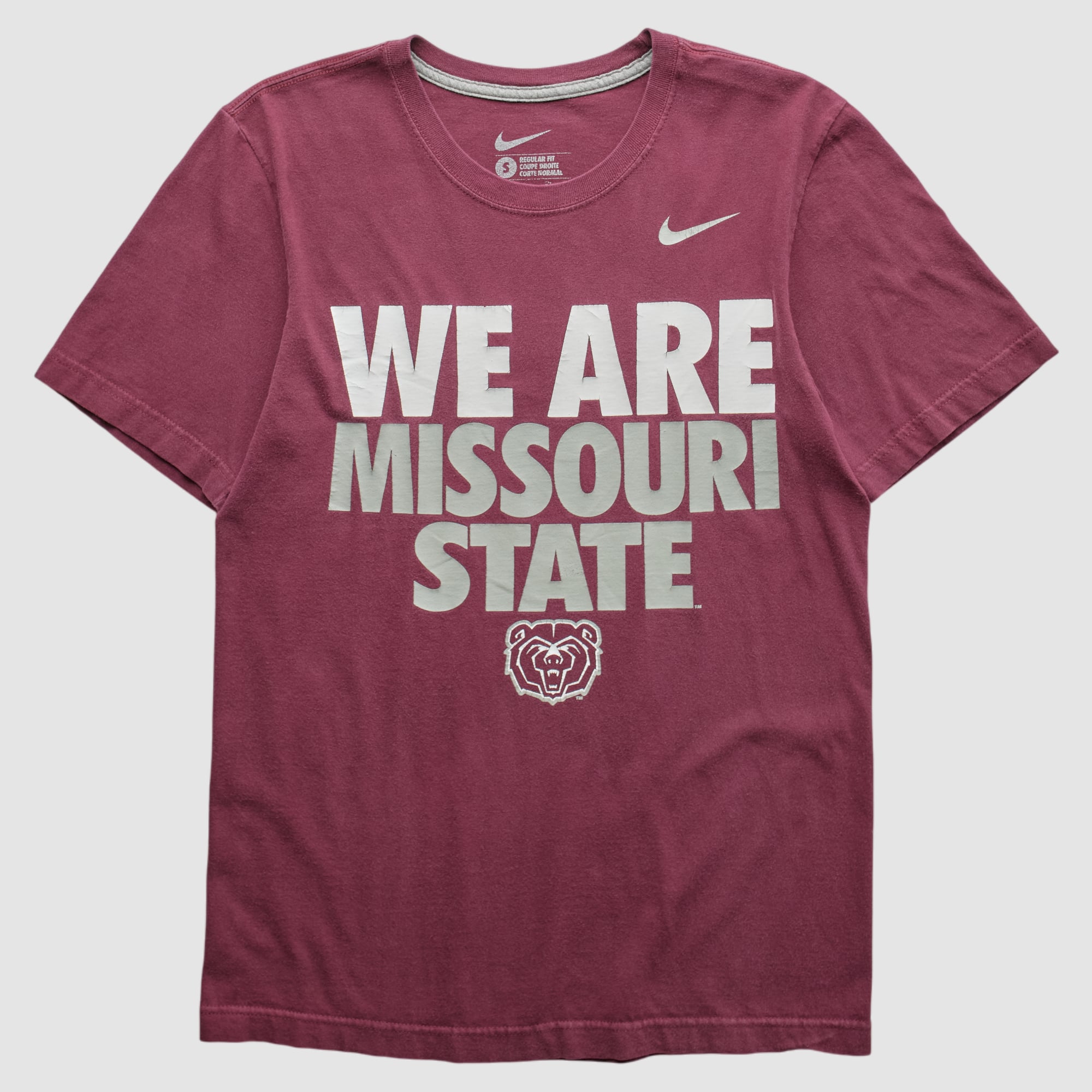 Missouri State University Bears Nike 2010s T-shirt - Maroon - S