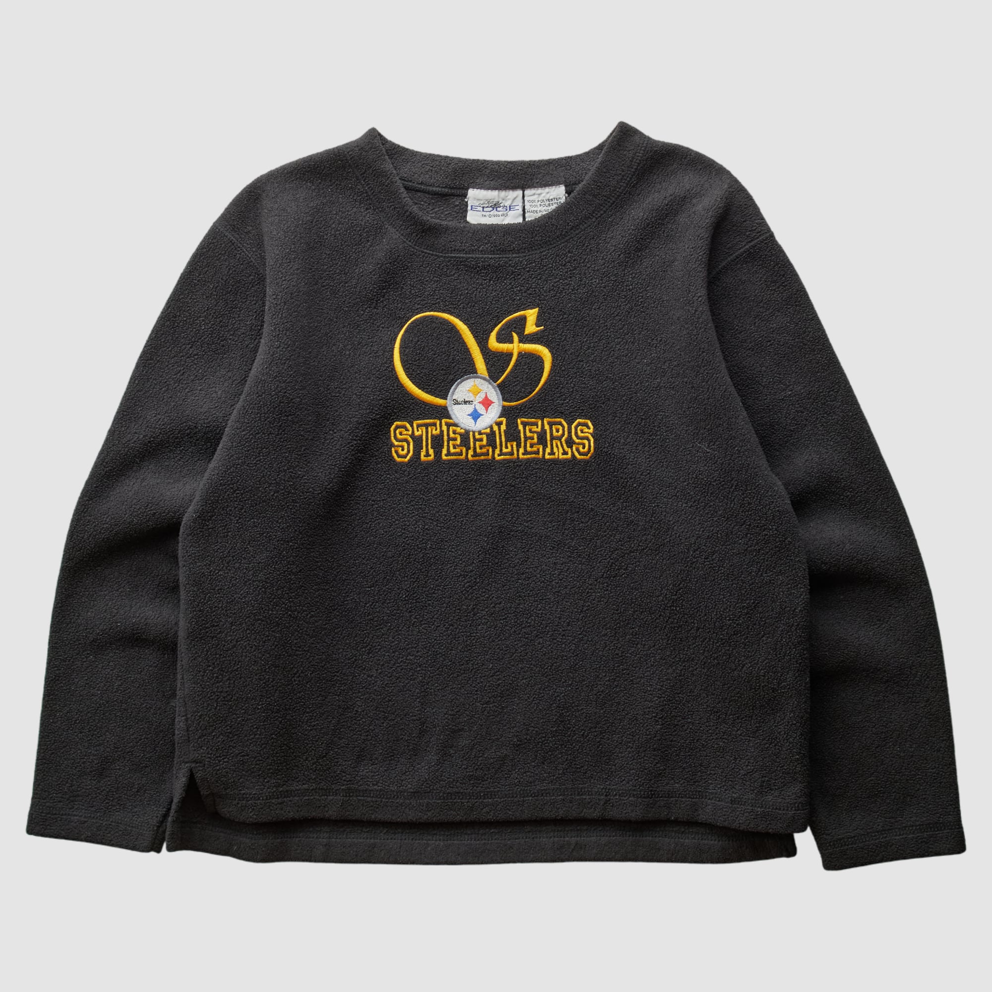 Pittsburgh Steelers Pro Edge 2000s Pullover Sweatshirt - Black - XS