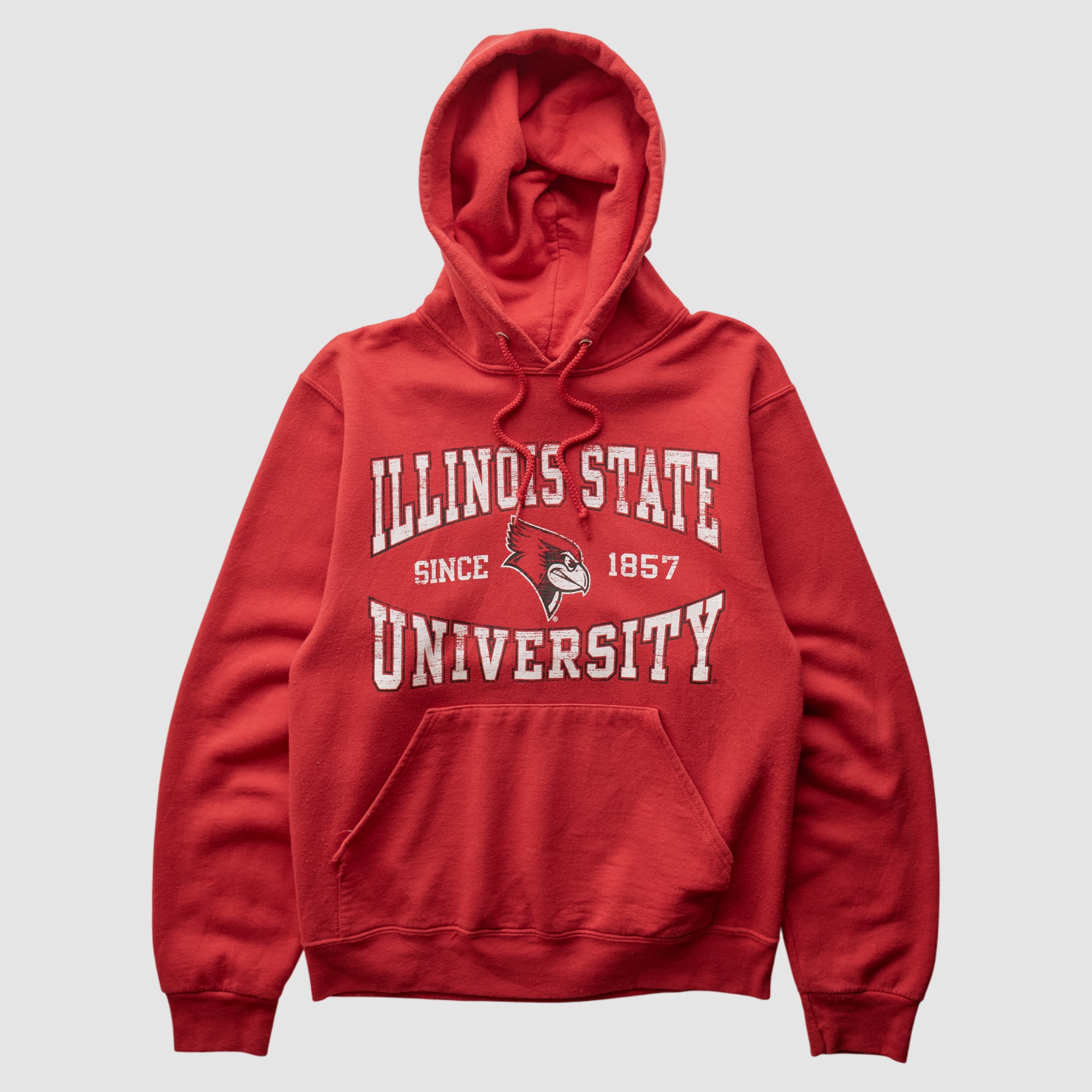 Illinois State Redbirds Jerzees 2010s Hooded Pullover Sweatshirt - Red - XS