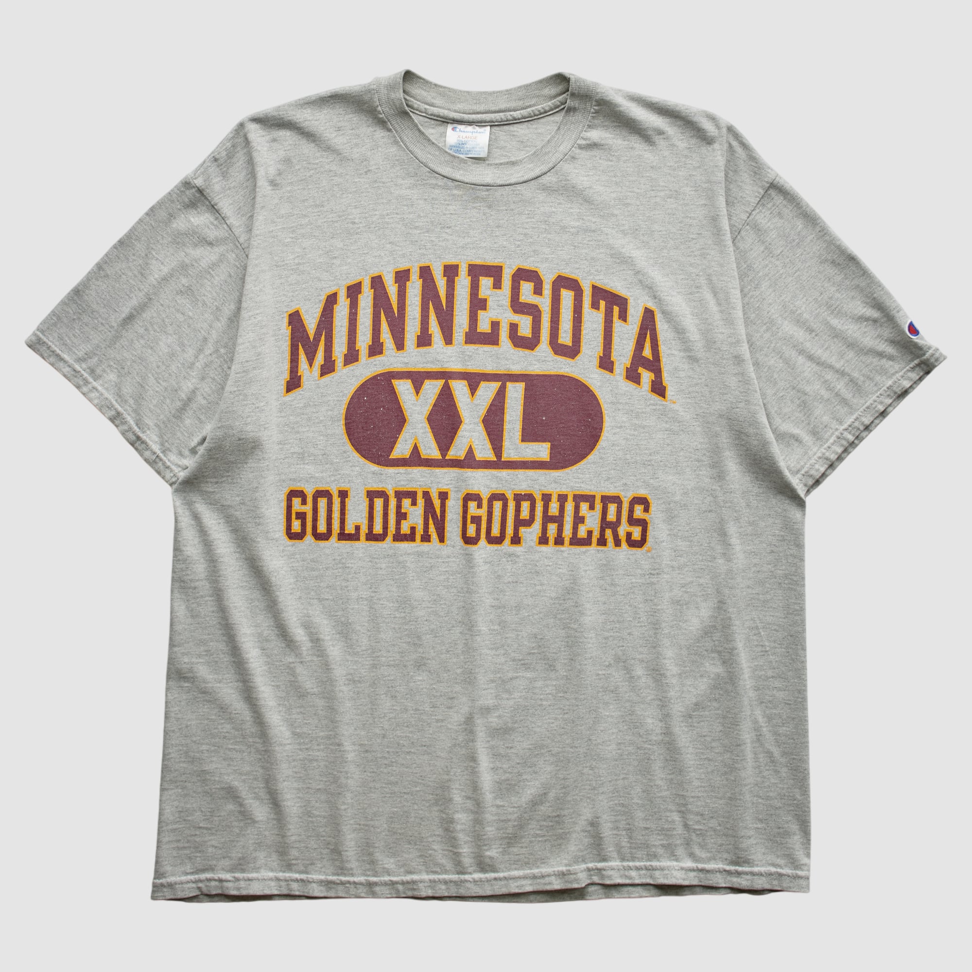 Minnesota Golden Gophers Champion 90s T-shirt - Heather Gray - S