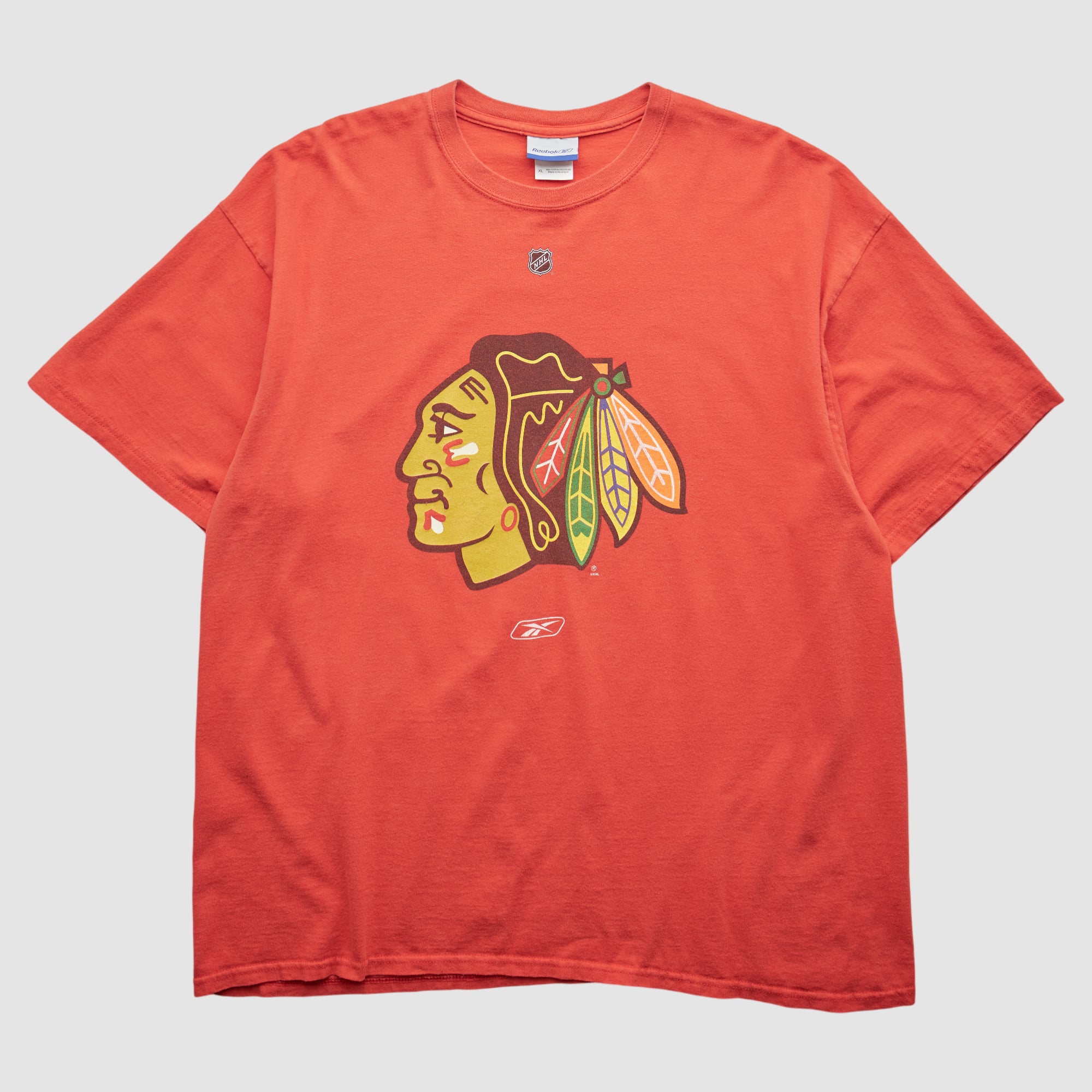 Chicago Blackhawks Reebok 2000s T-shirt - Orange - XL