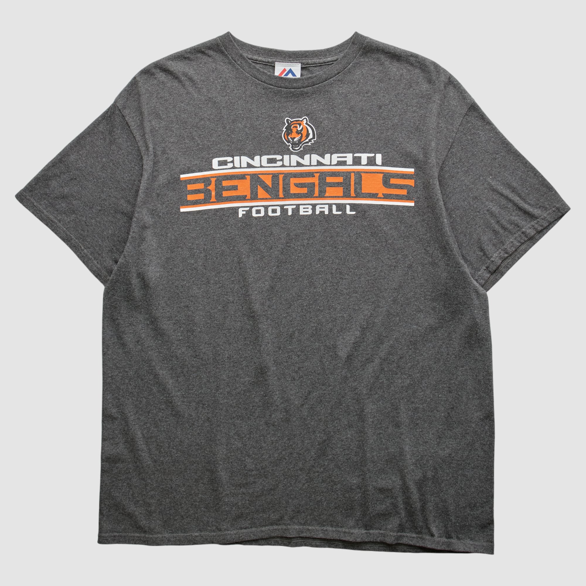 Cincinnati Bengals Majestic 2010s T-shirt - Dark Heather Gray - L