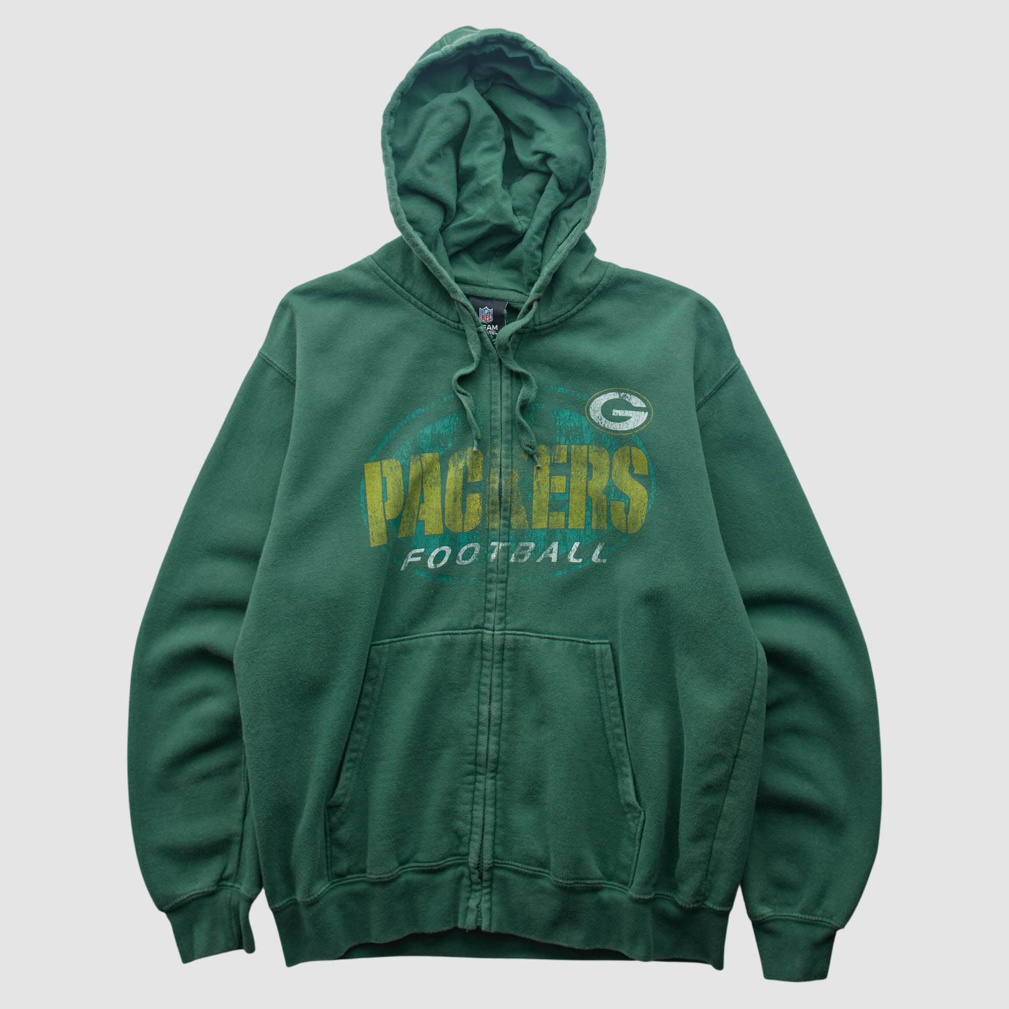 Green Bay Packers Team Edition Apparel 2010s Hooded Full Zip Sweatshirt - Green - S