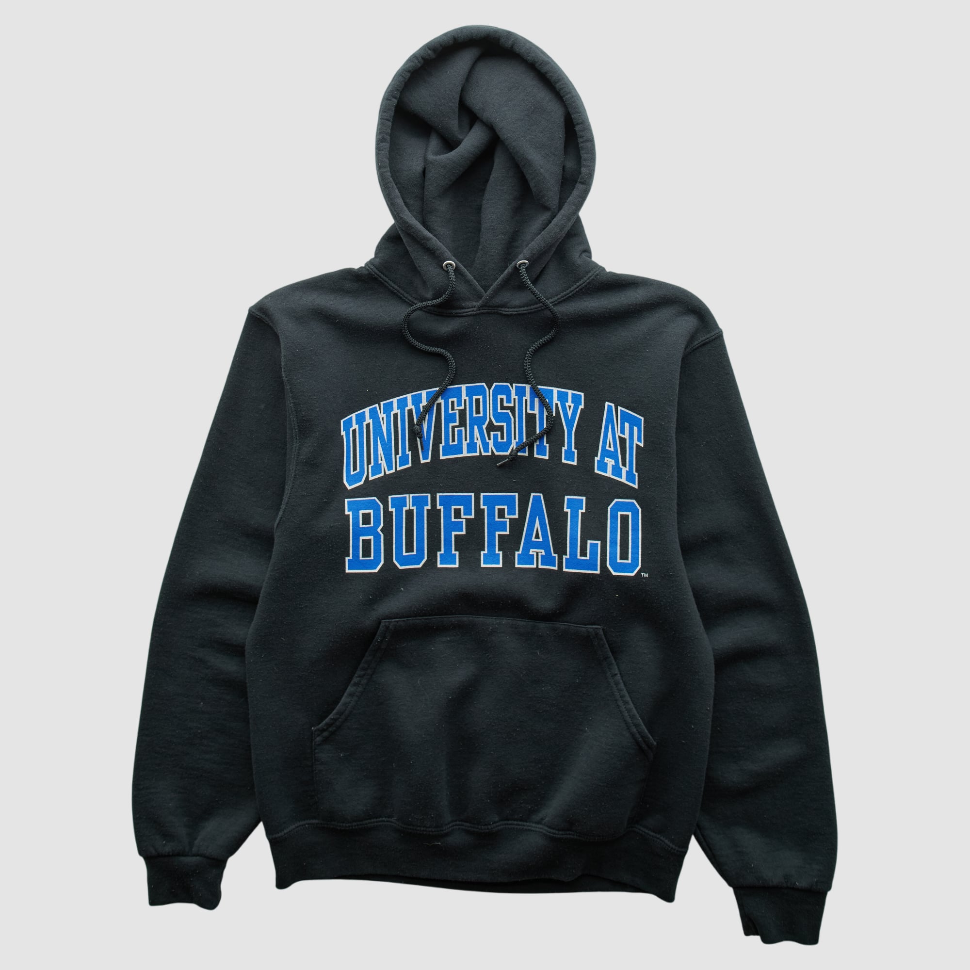 Buffalo Bulls Jerseys 2000s Hooded Pullover Sweatshirt - Black - XXS