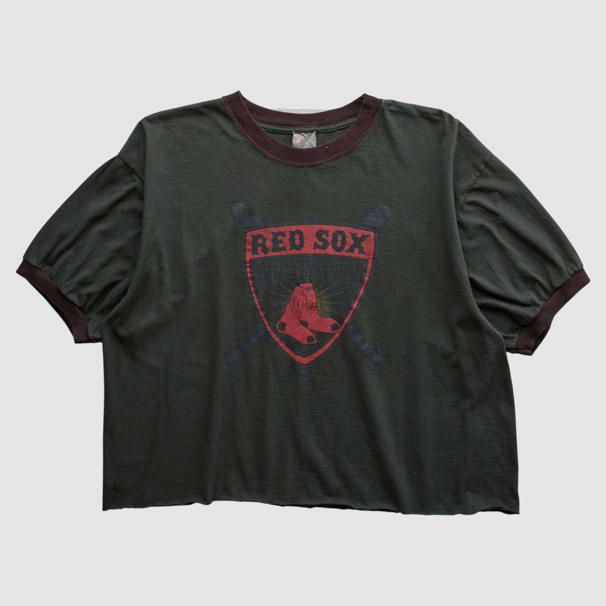 Boston Red Sox Majestic 2000s T-shirt - Charcoal - S