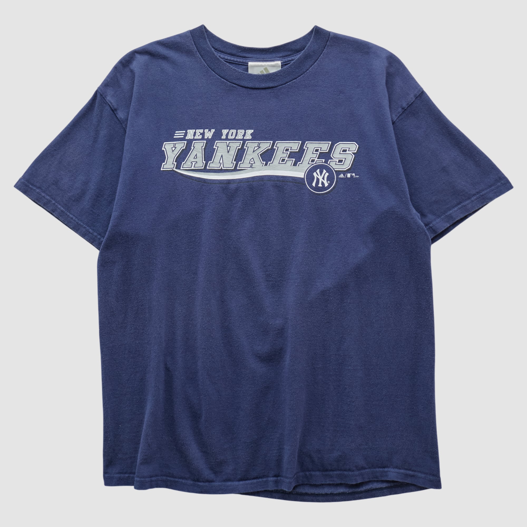 New York Yankees Adidas 2000s T-shirt - Navy - S