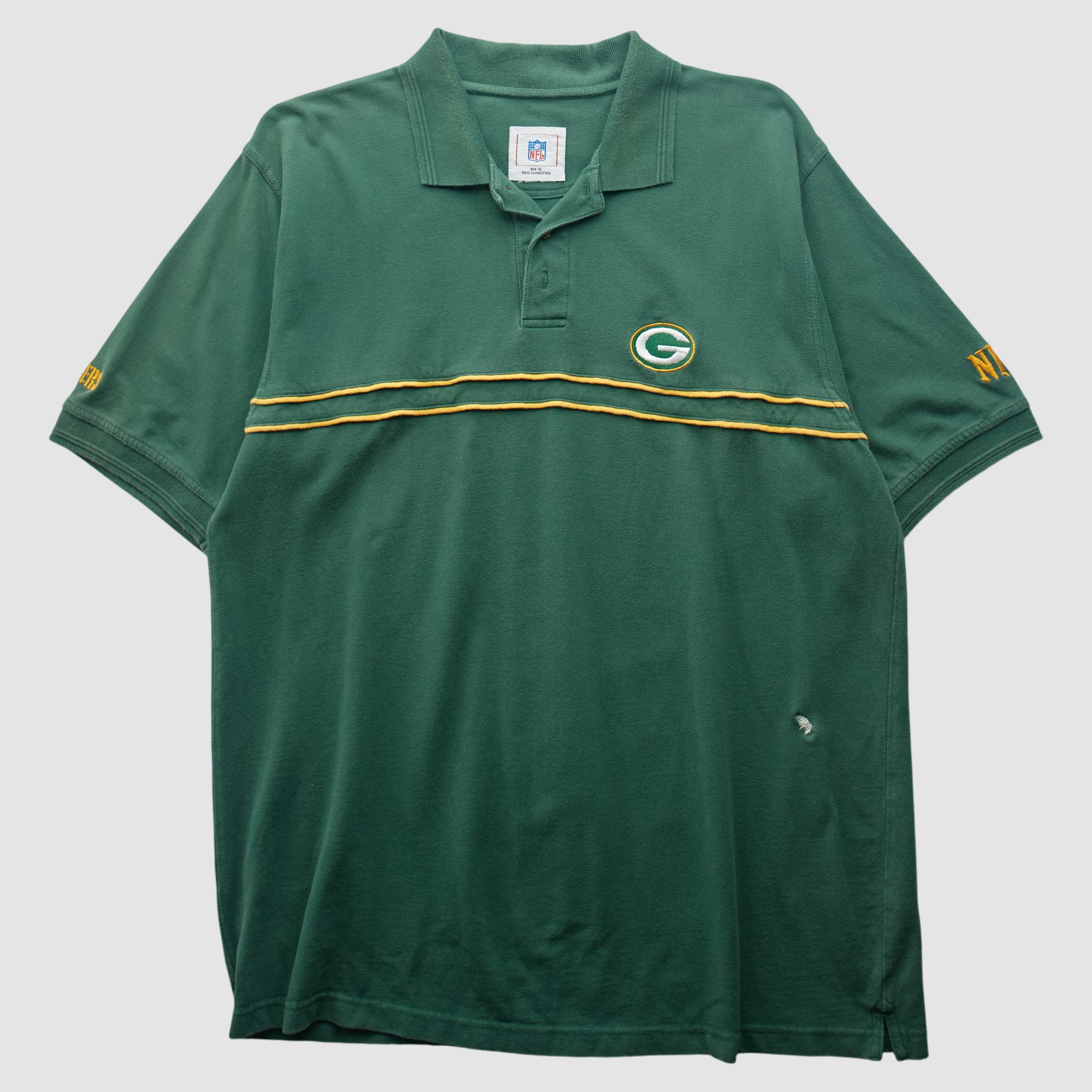 Green Bay Packers NFL 2000s Polo - Green - L